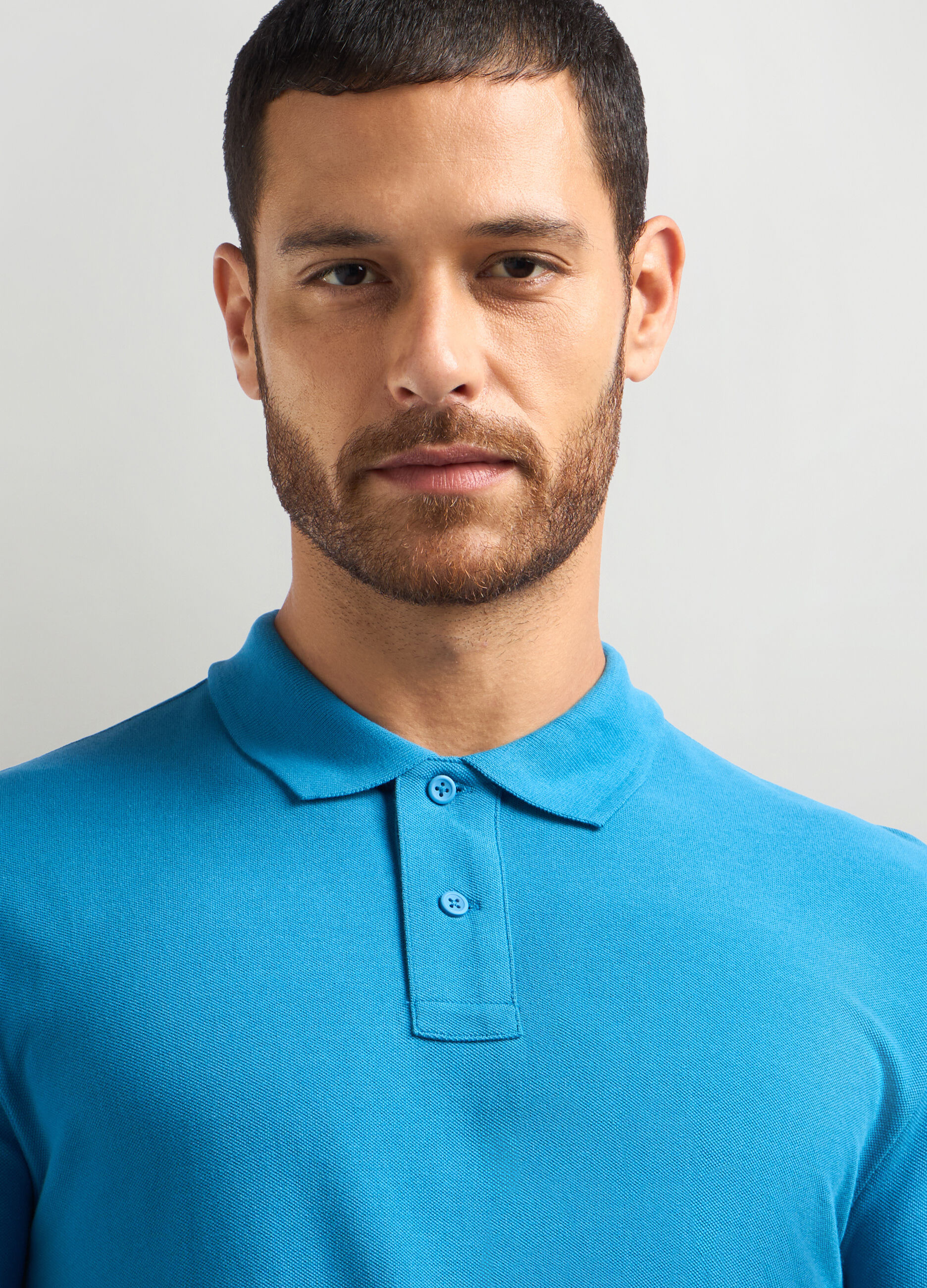 Polo in piquet di cotone uomo_2