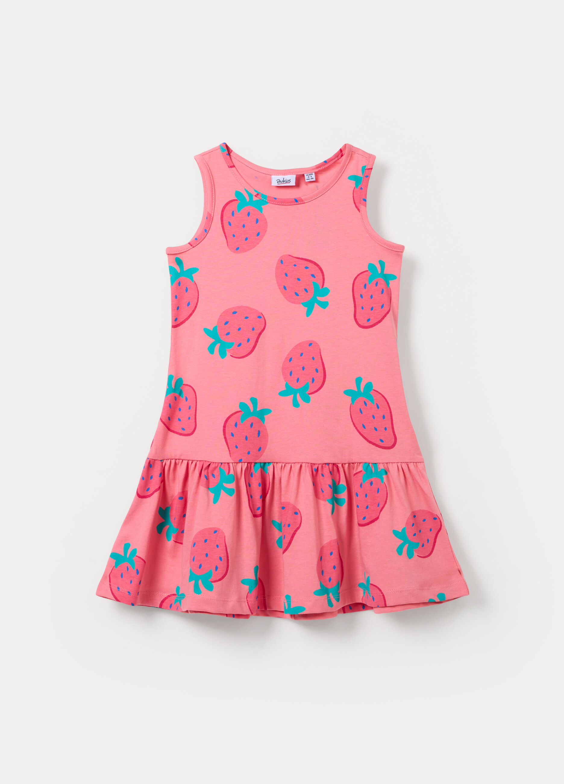 Vestito in jersey di puro cotone bambina_0