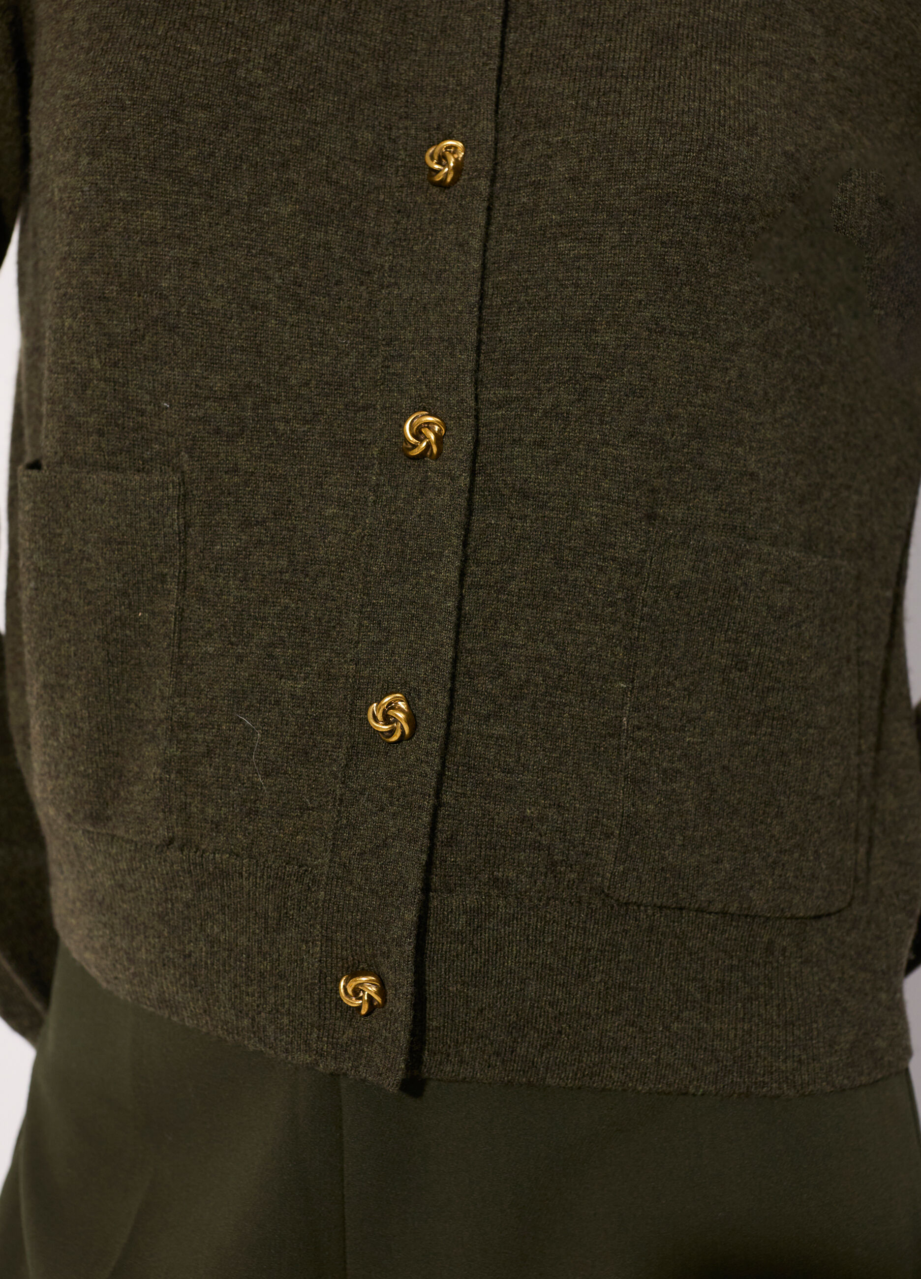 Cardigan in puro lana tricot donna_3