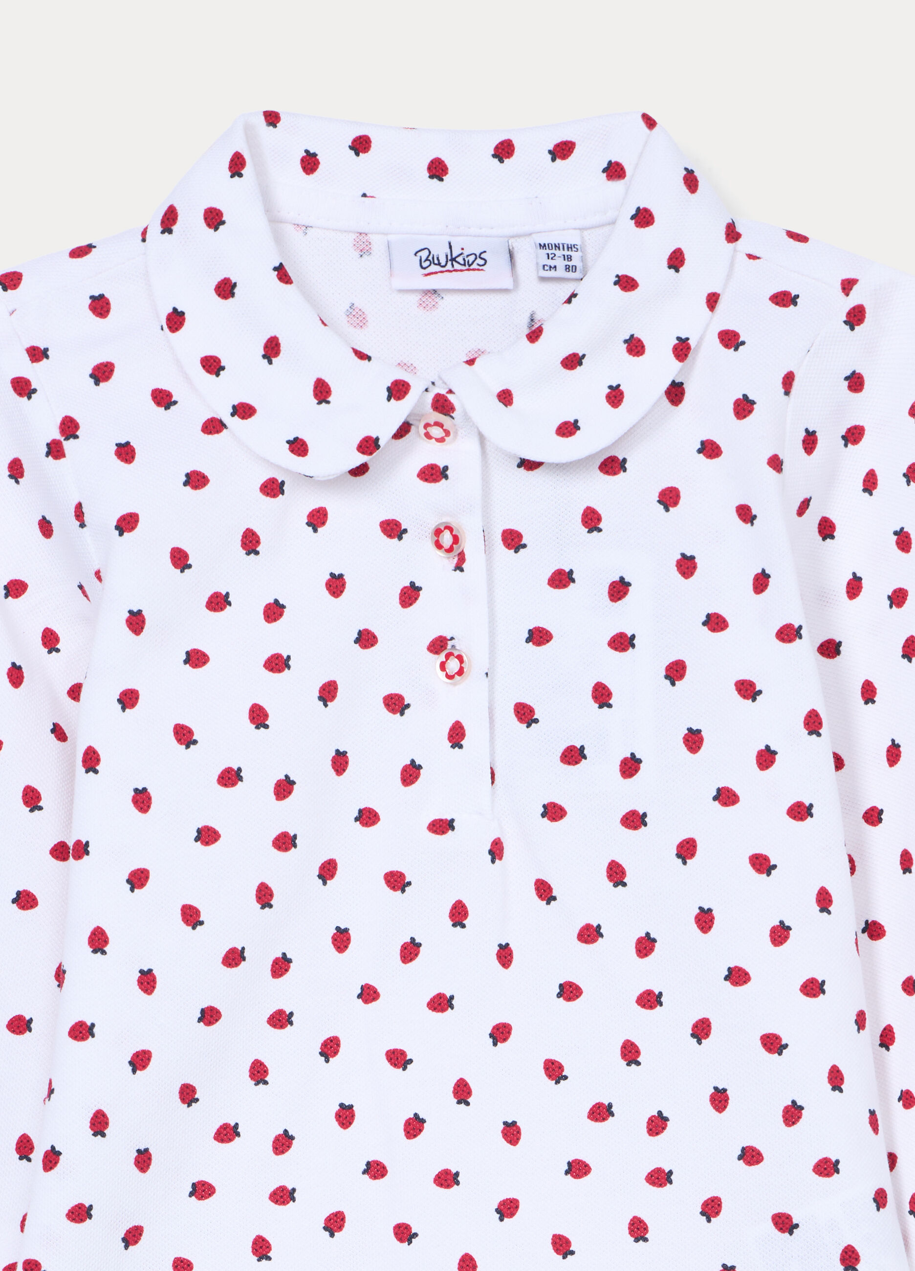 Polo Piquet in cotone stretch bimba_2