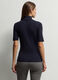 T-shirt a collo alto stretch donna_1
