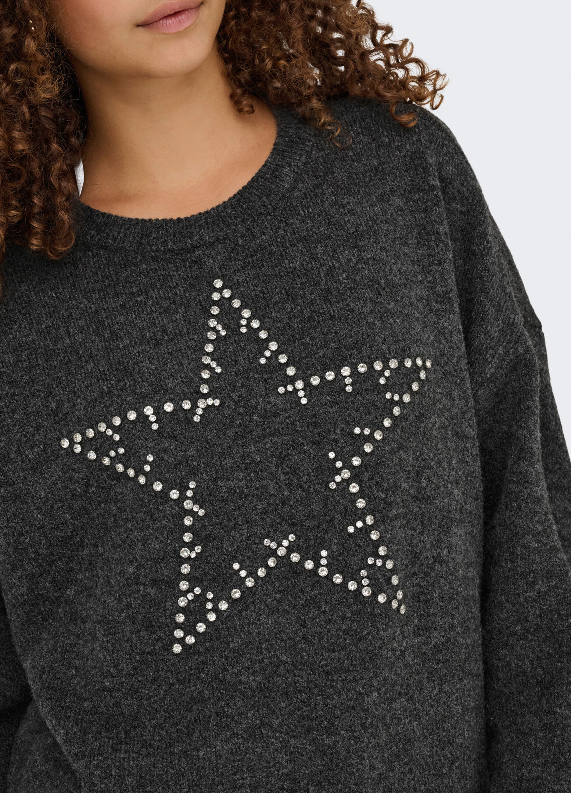 Pullover con strass donna_4