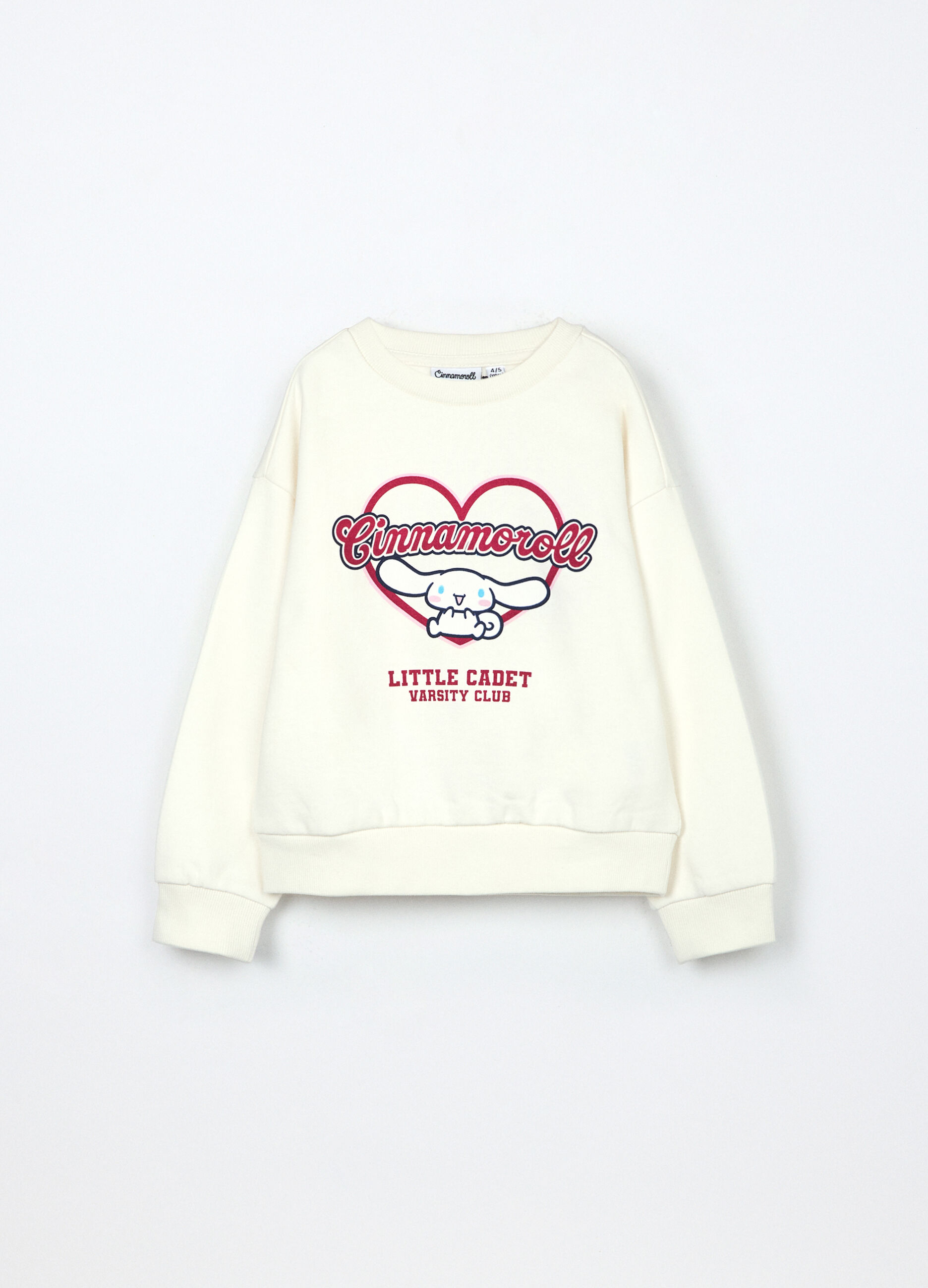 Felpa Hello Kitty in french terry misto cotone bambina_0