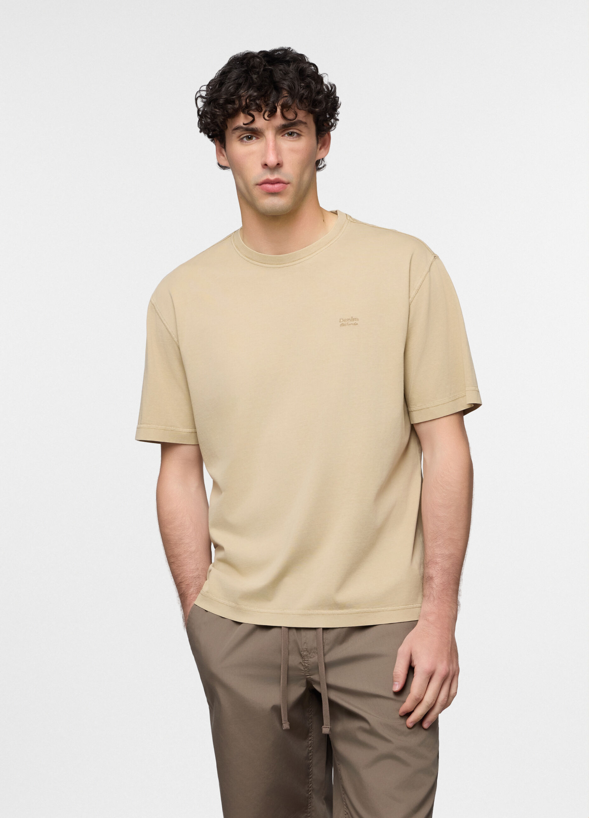 T-shirt in jersey di cotone uomo_0
