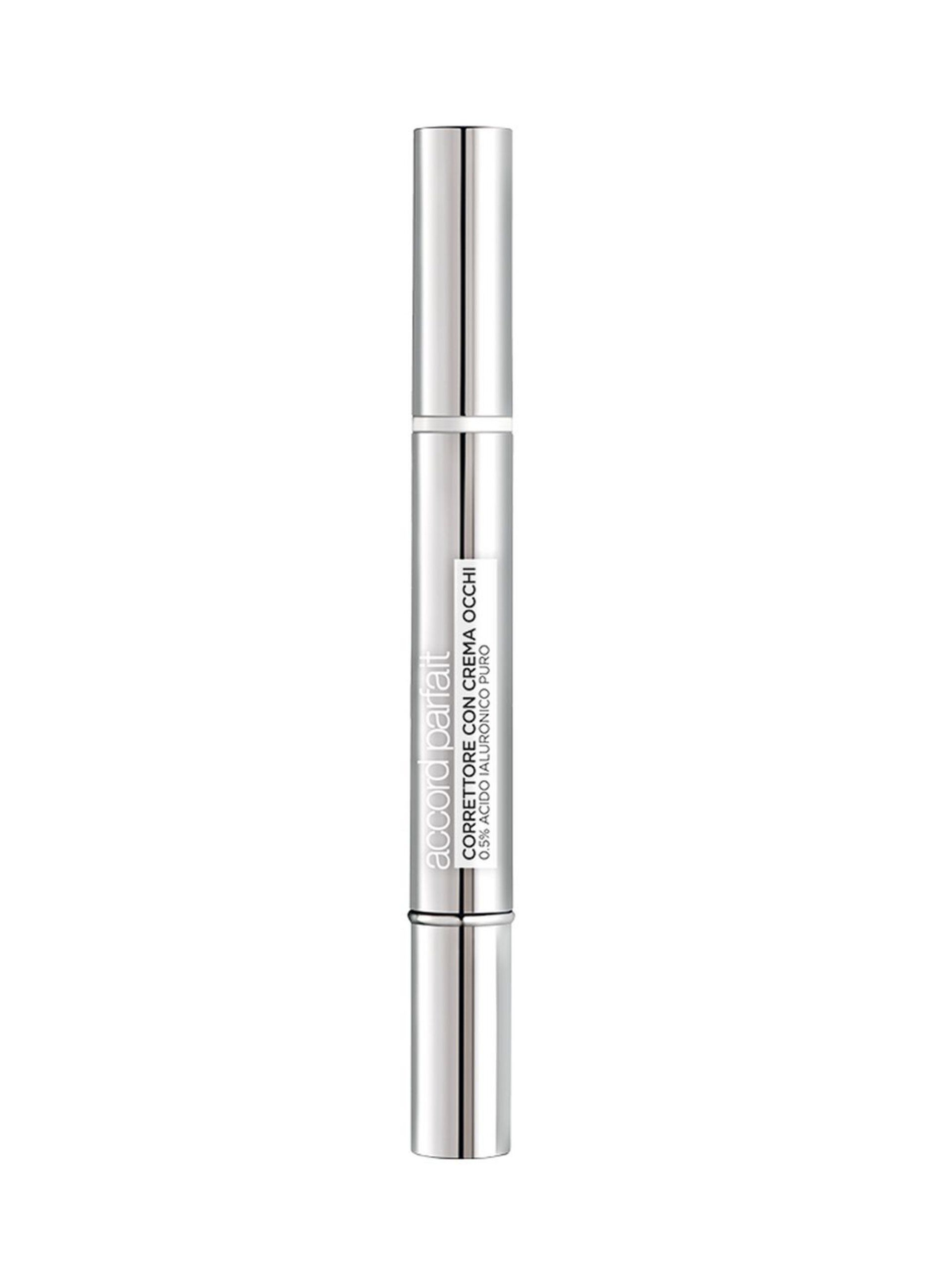 L'Oréal Paris Accord Parfait Correttore Con Crema Occhi, Formula con 0,5% di Acido Ialuronico, Pelle idratata e occhiaie minimizzate, Illumina, Corregge e Riduce le Imperfezioni in 8 Settimane, 3-5N.