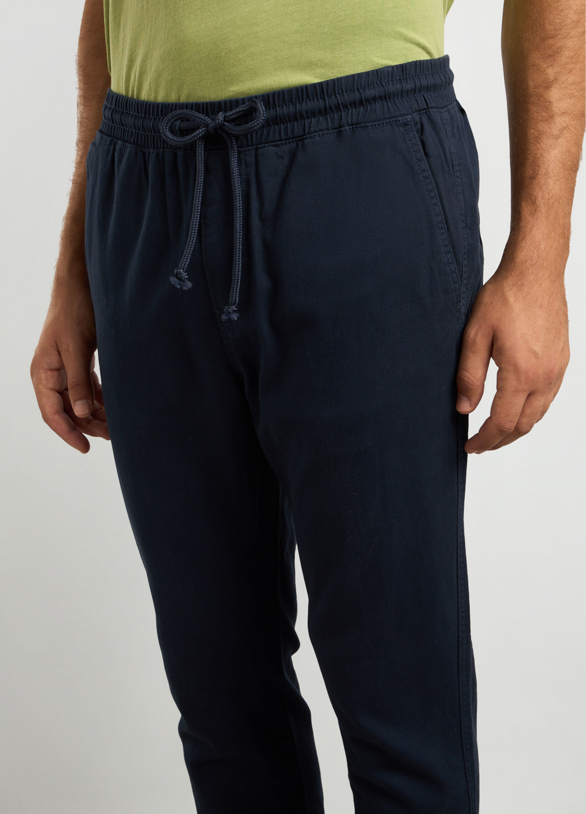 Joggers in twill di cotone uomo_2