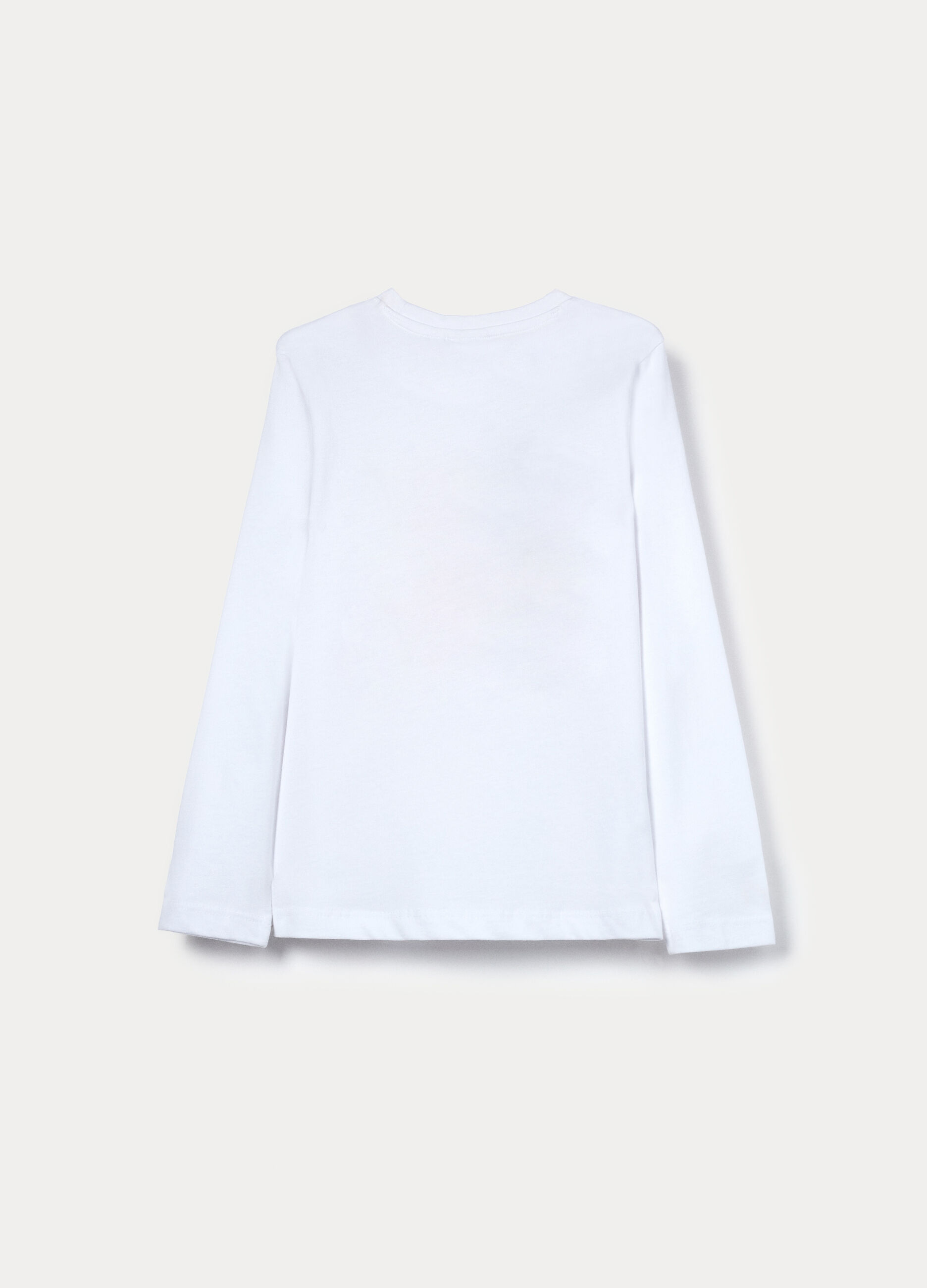 T-shirt in jersey di puro cotone bambina_1