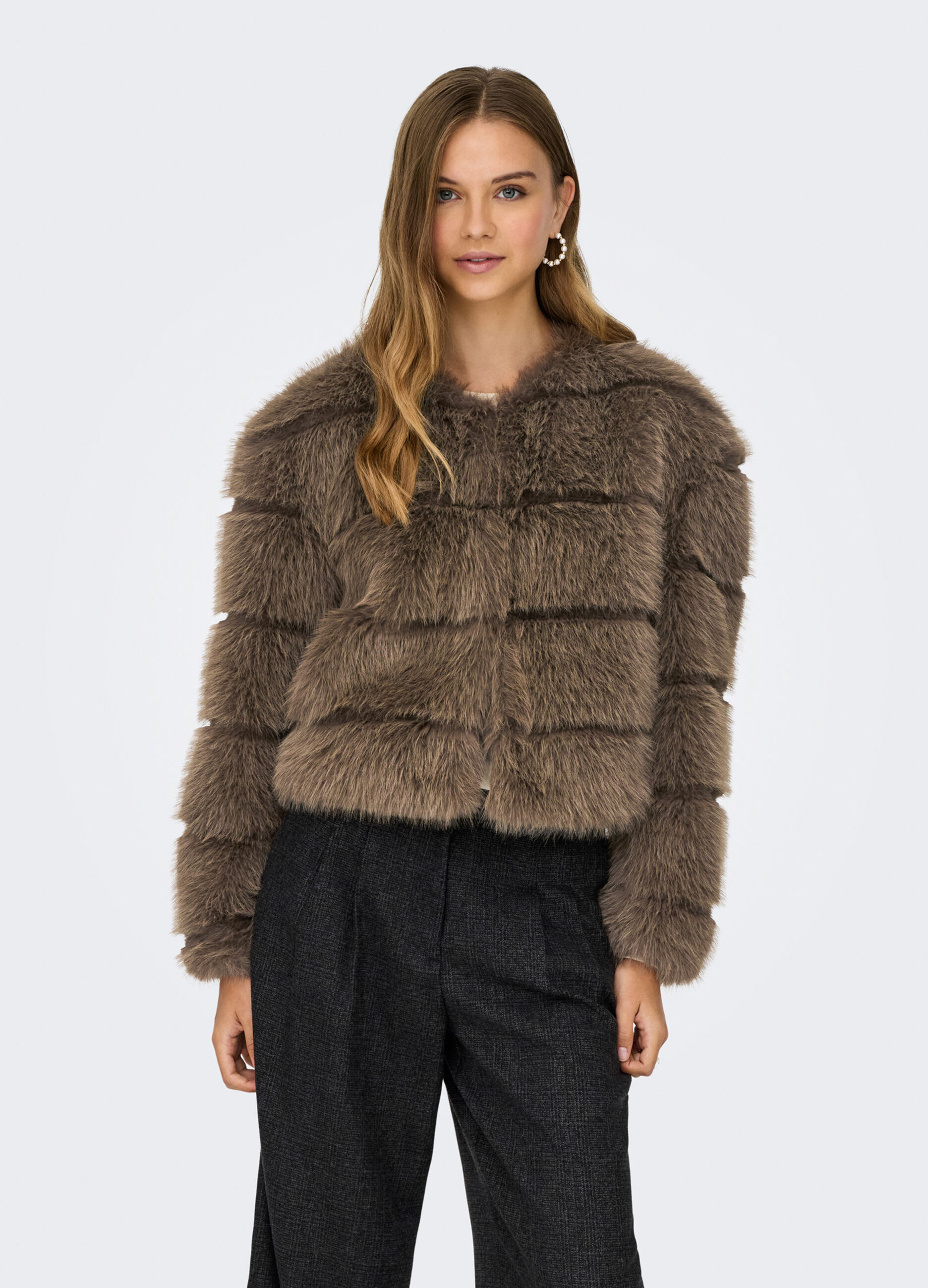 Giubbino in eco fur donna_0