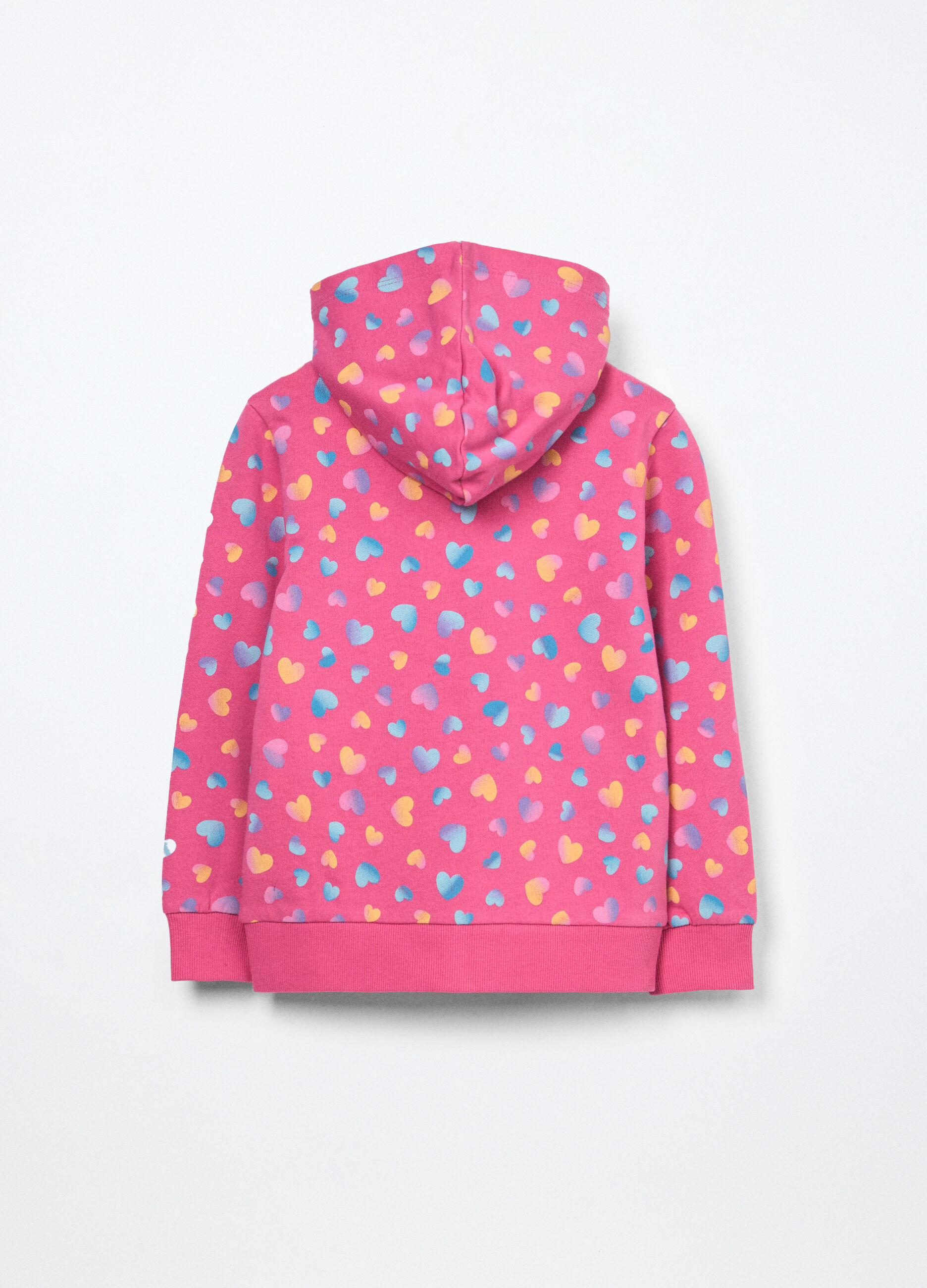 Felpa in french terry di puro cotone bambina _1