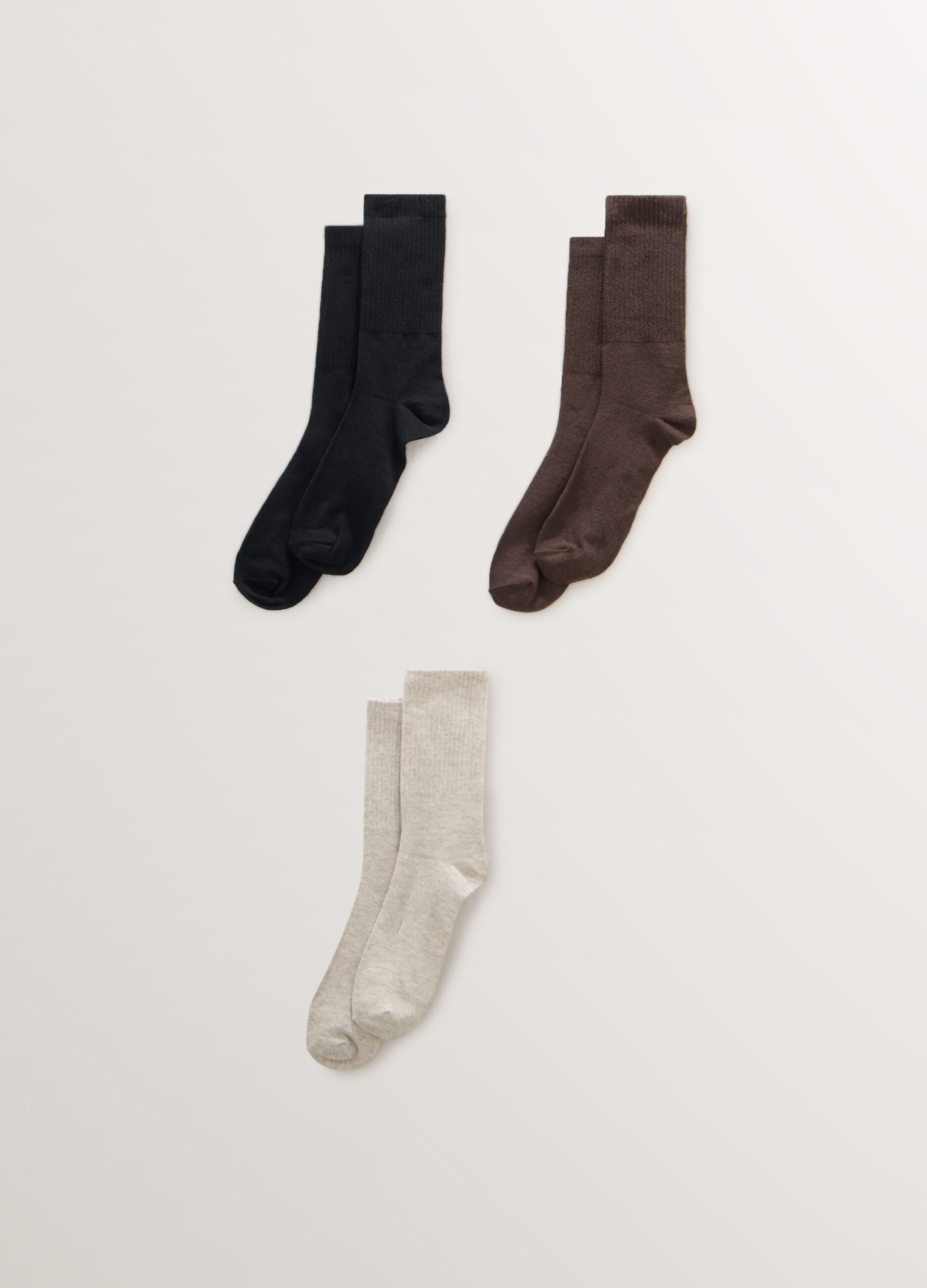 3 pack calze corte in cotone stretch uomo_0