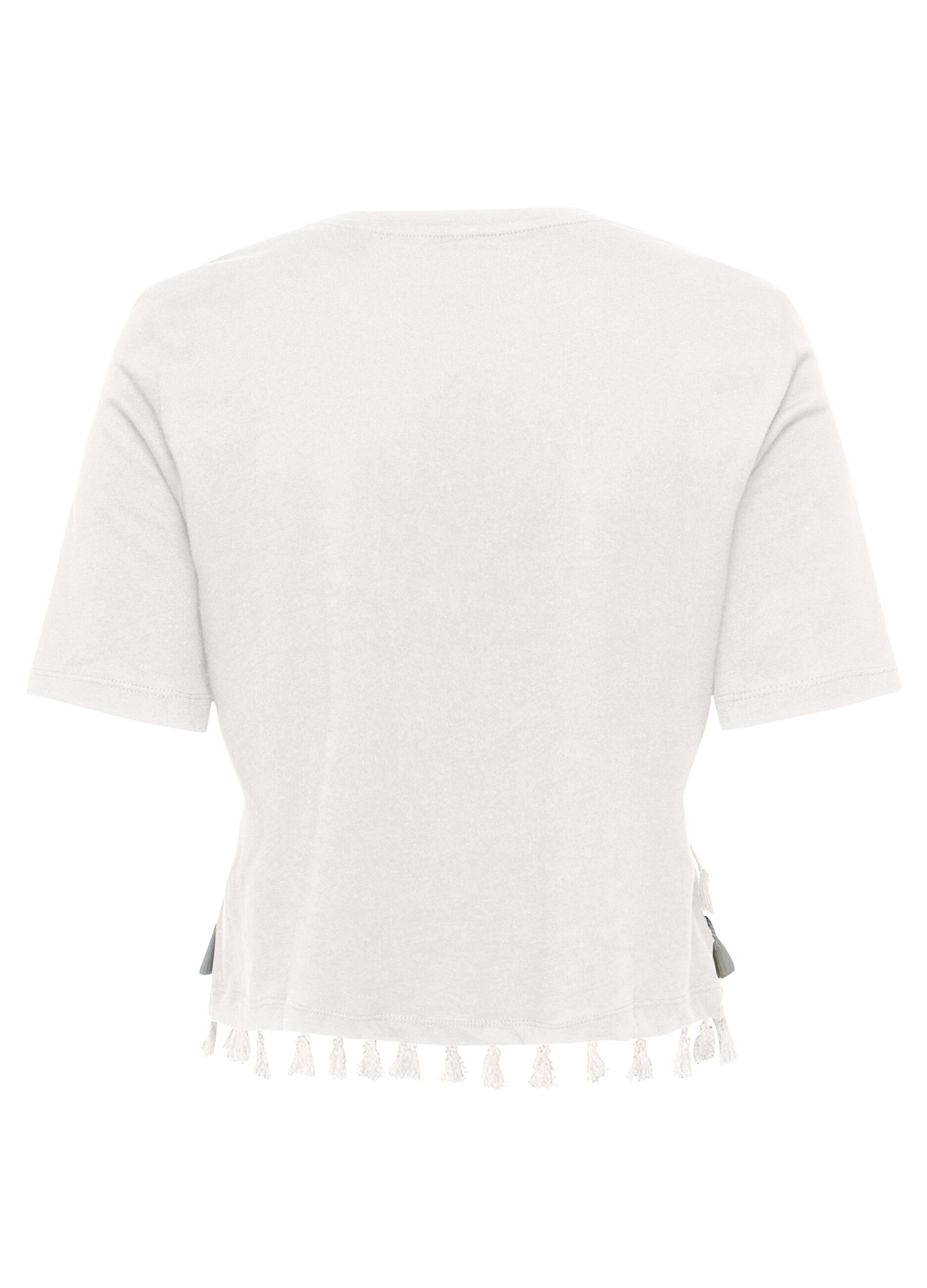 T-shirt con volant_1