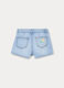 Gonna pantalone in denim misto cotone bambina_1