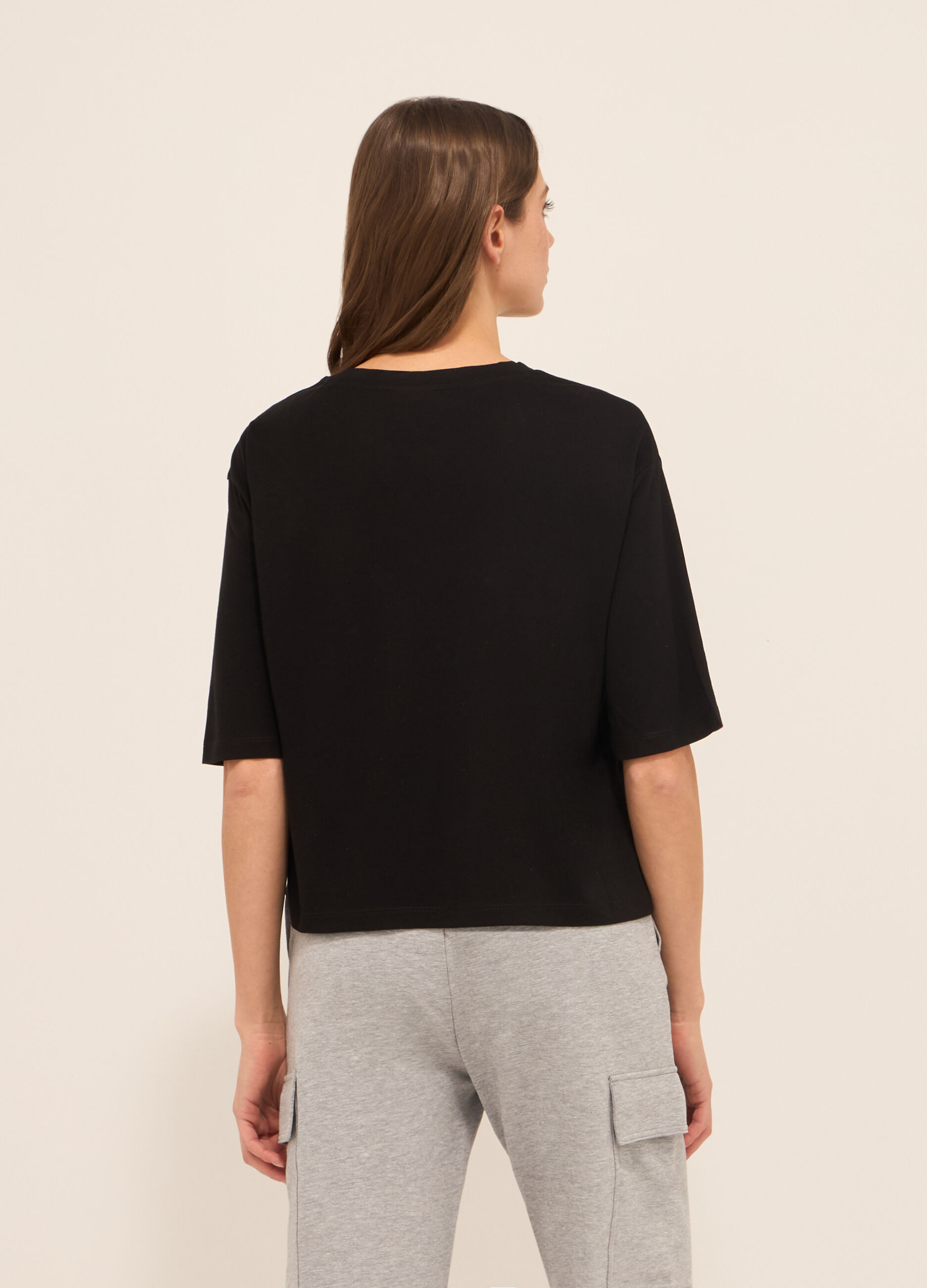 T-shirt misto viscosa donna_1
