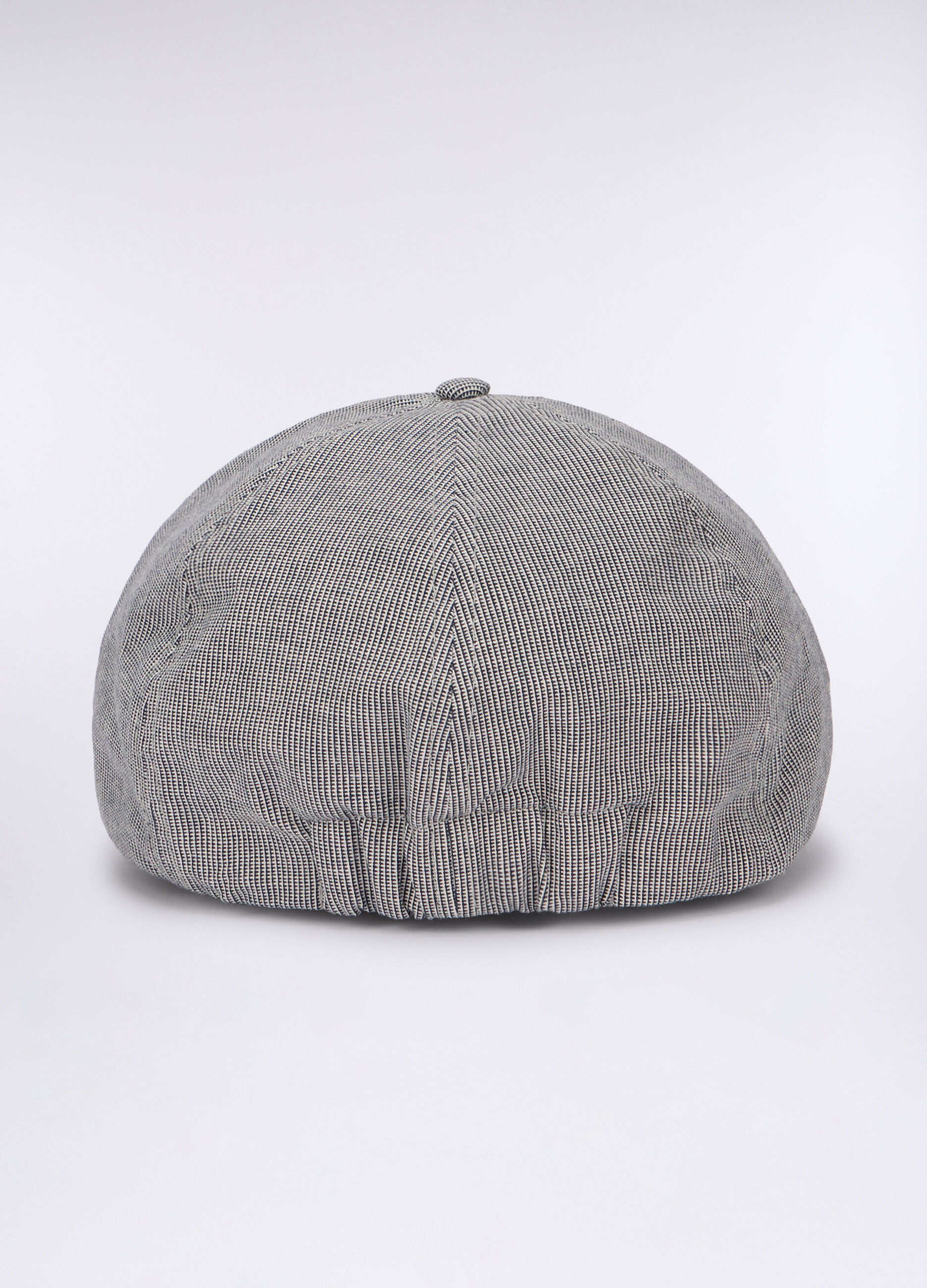 Coppola in cotone stretch con micromotivo uomo_1