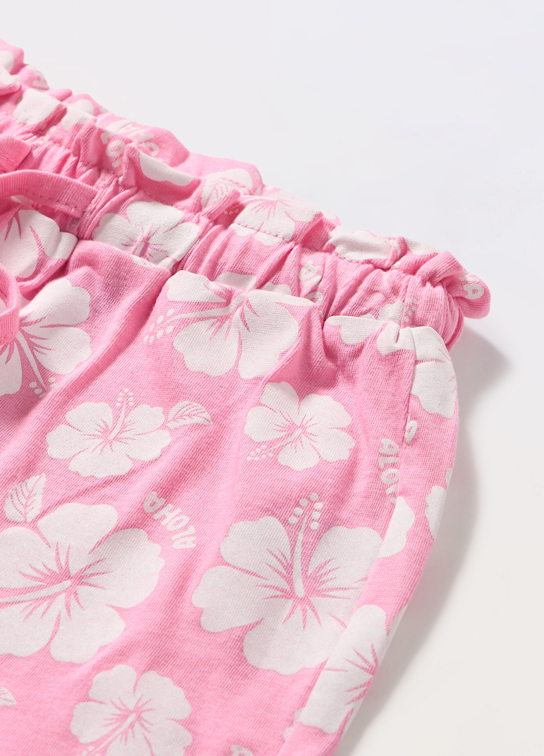 Shorts in jersey di puro cotone bambina_1