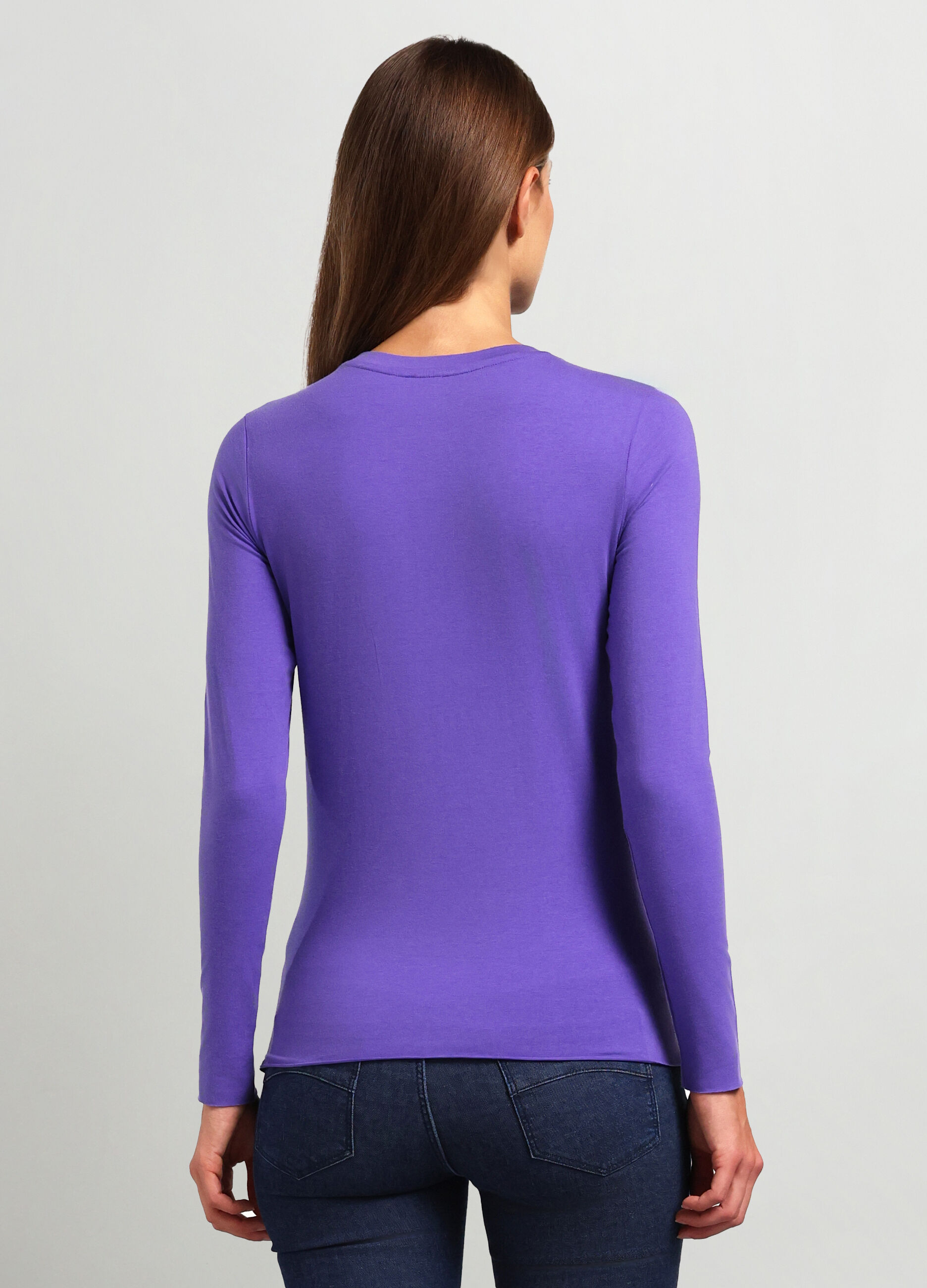 T-shirt in misto lyocell donna_1