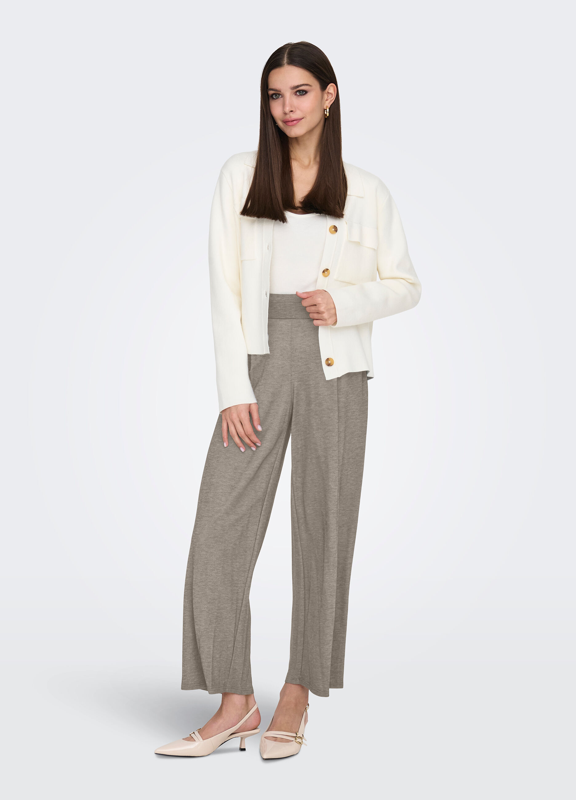 Pantaloni Wide Leg donna_0
