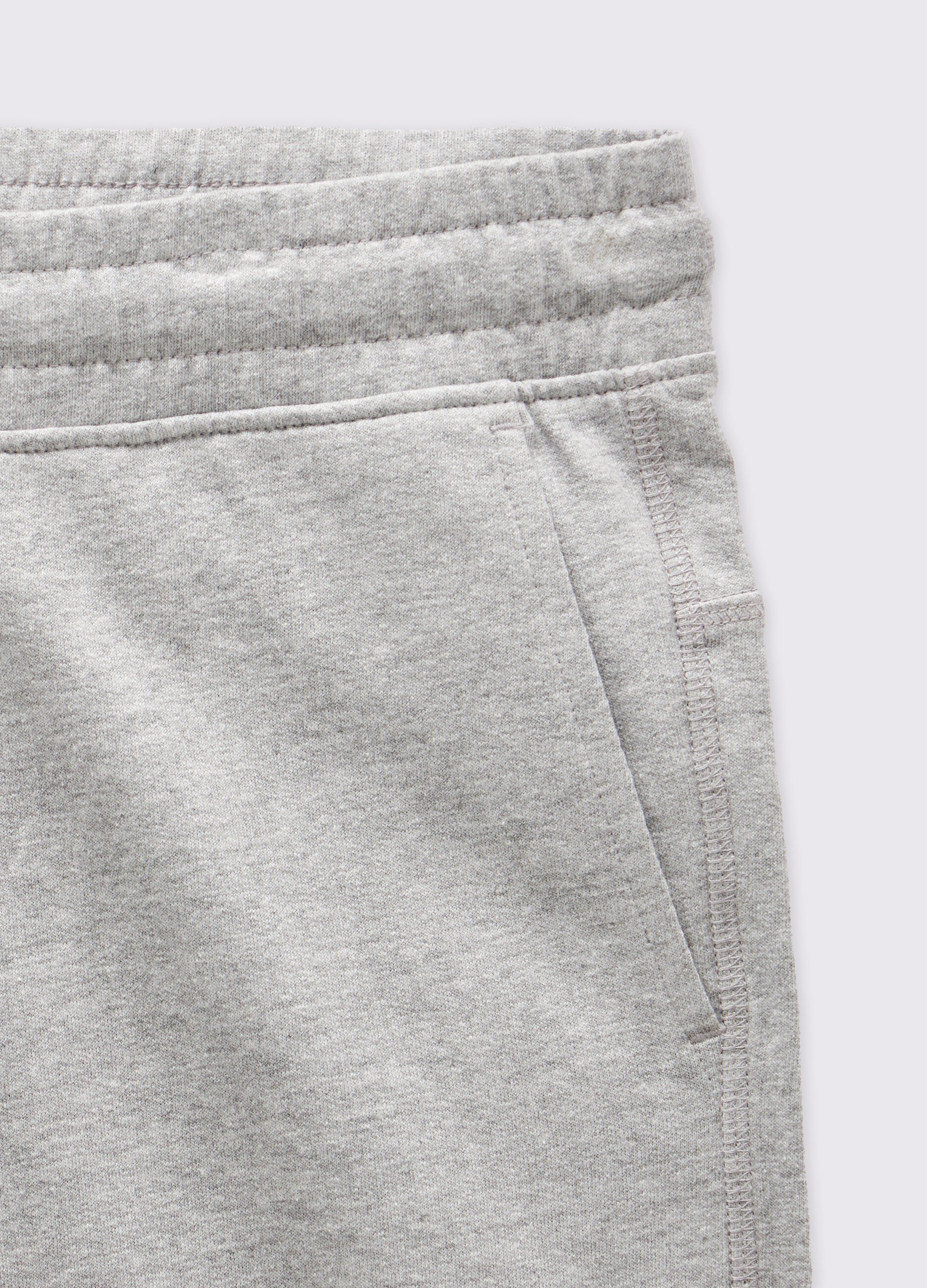 Shorts in felpa di puro cotone uomo_1
