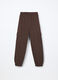 Jogger cargo in misto cotone fleece ragazza_1