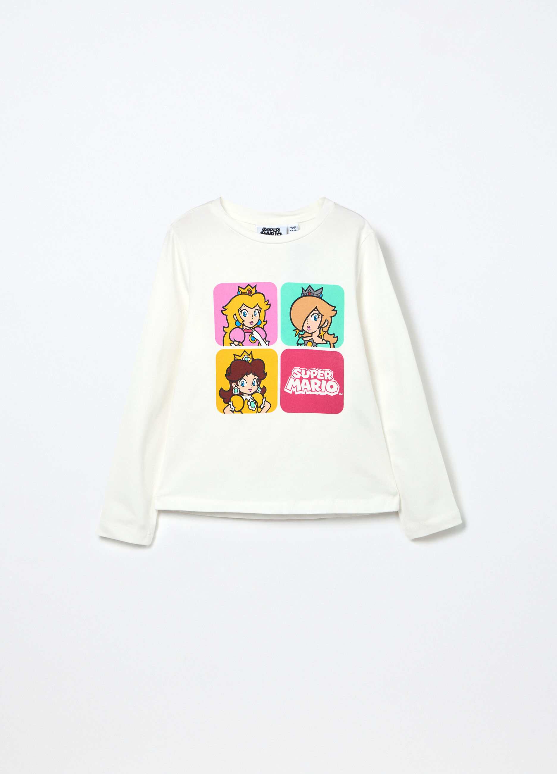 T-shirt in jersey di cotone stretch bambina_0