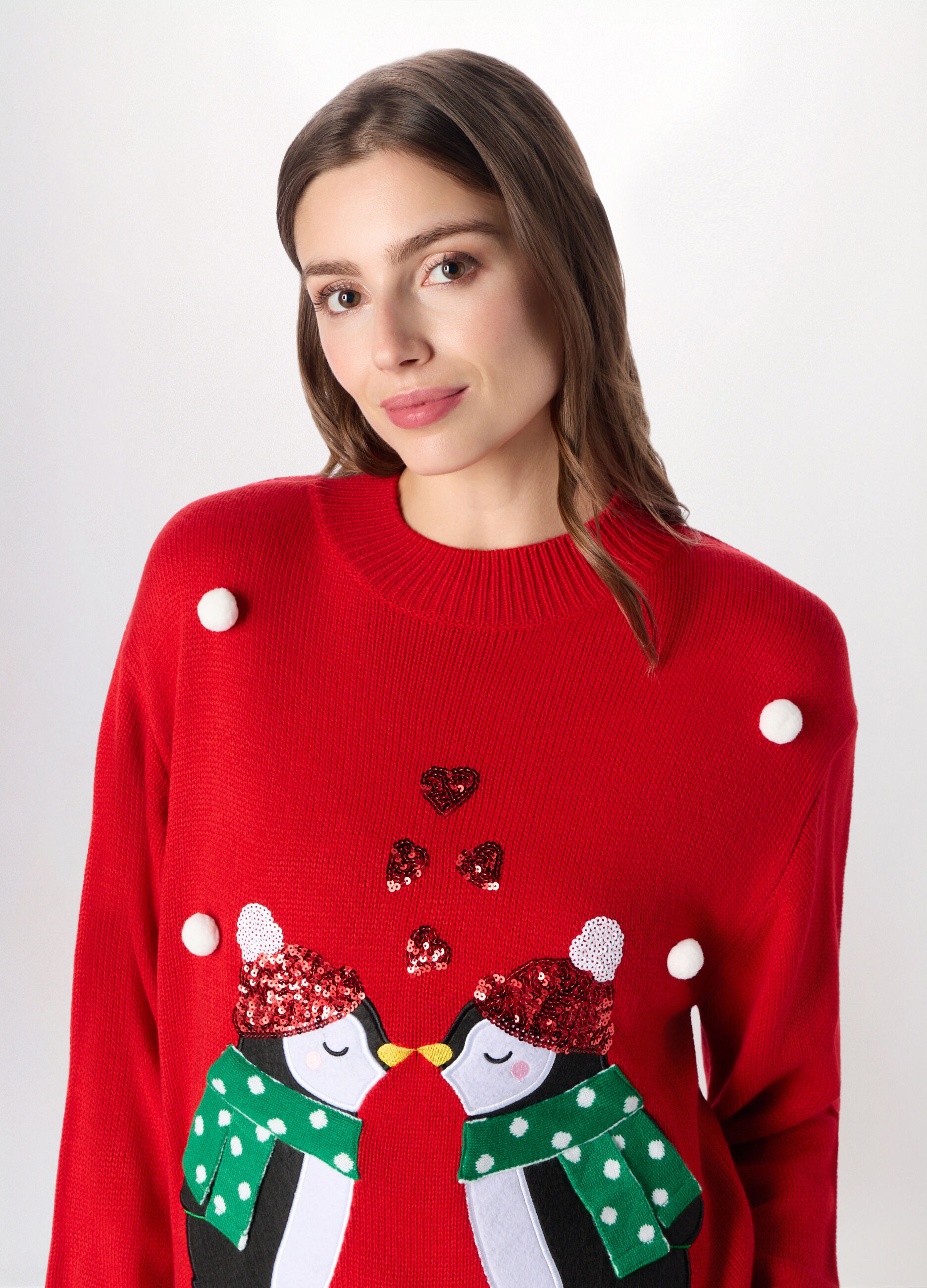 Girocollo tricot natalizio donna_2