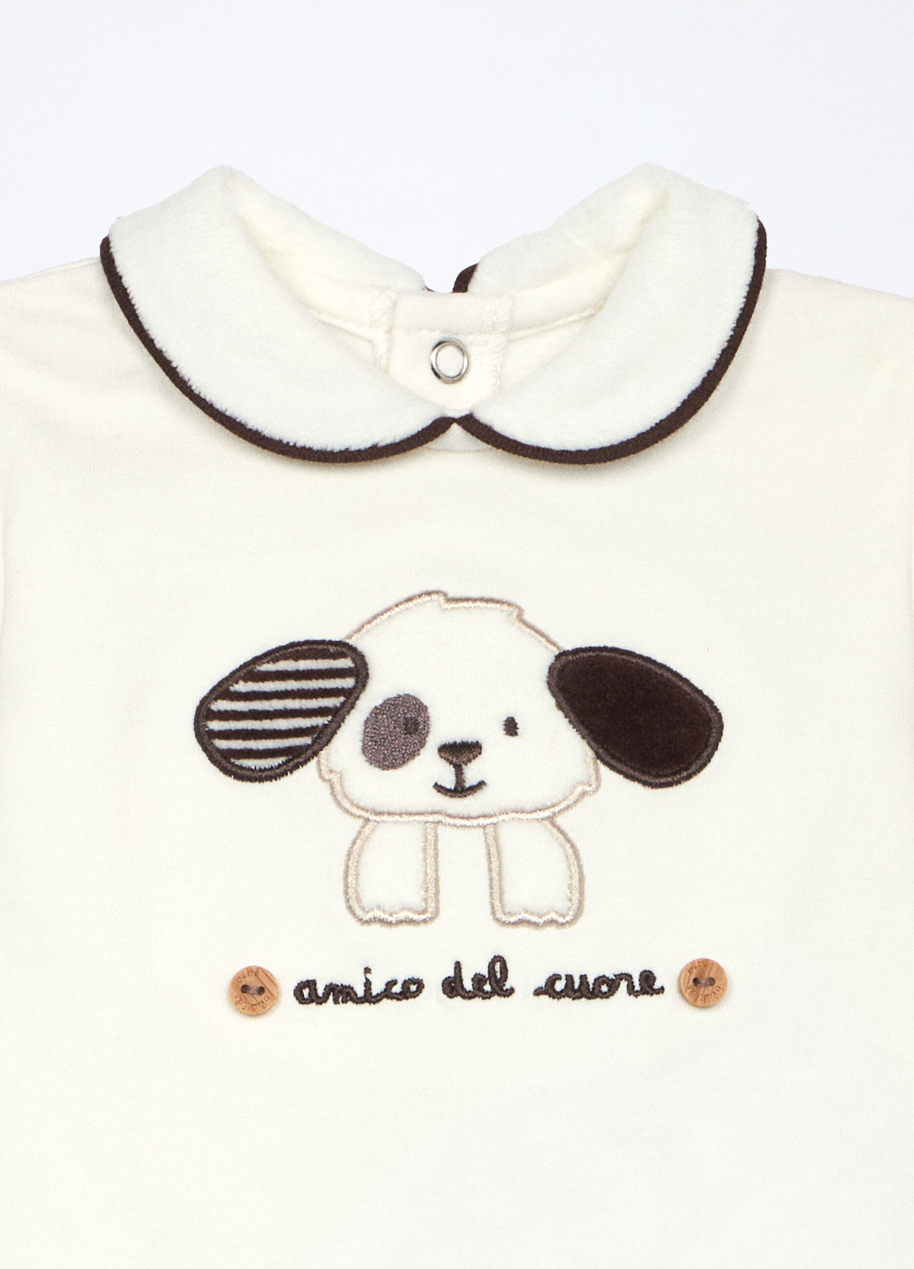 Set in misto cotone fleece neonato_2