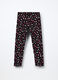 Leggings in french terry di cotone stretch bambina_1