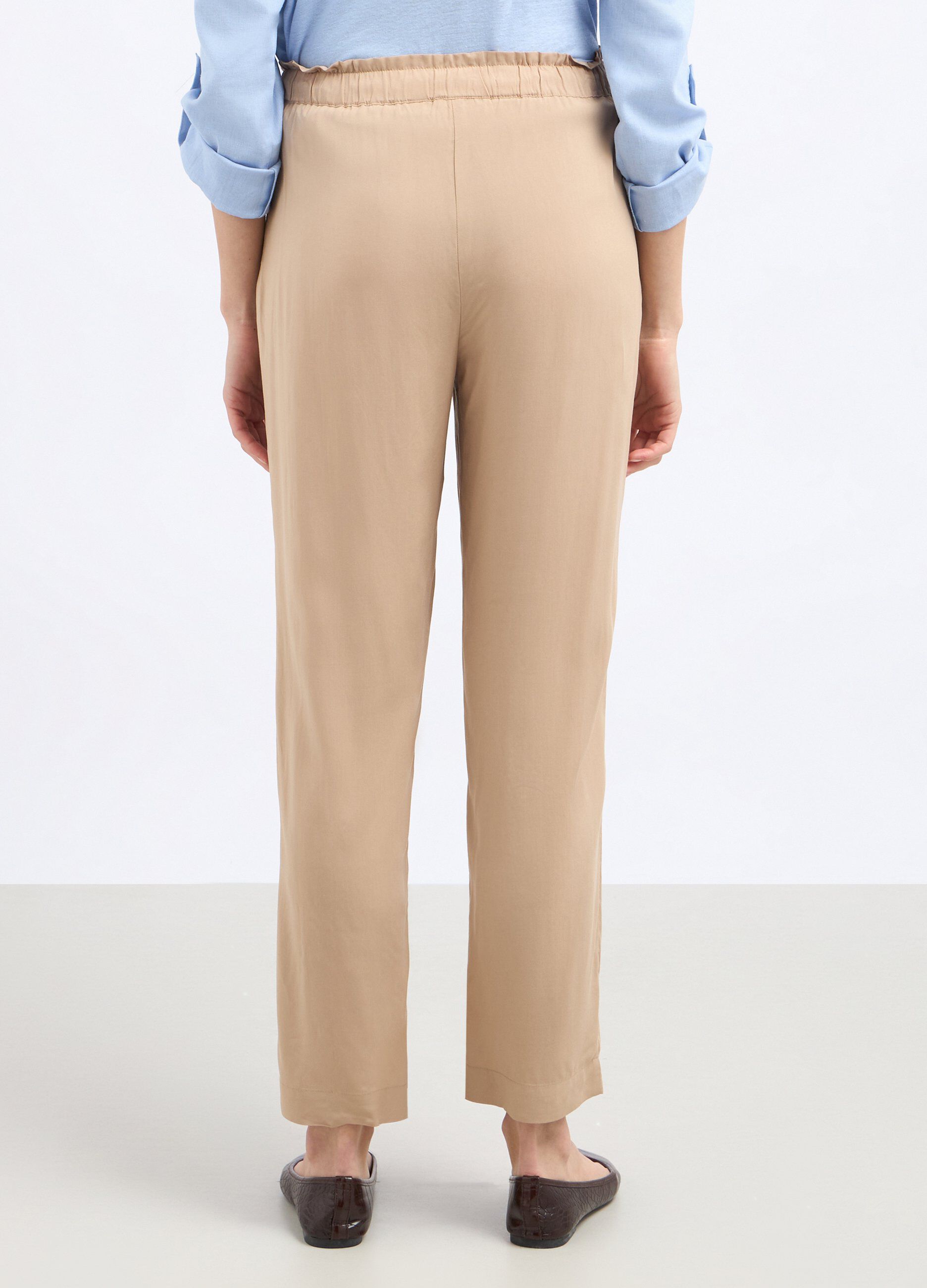 Pantaloni in pura viscosa donna_1