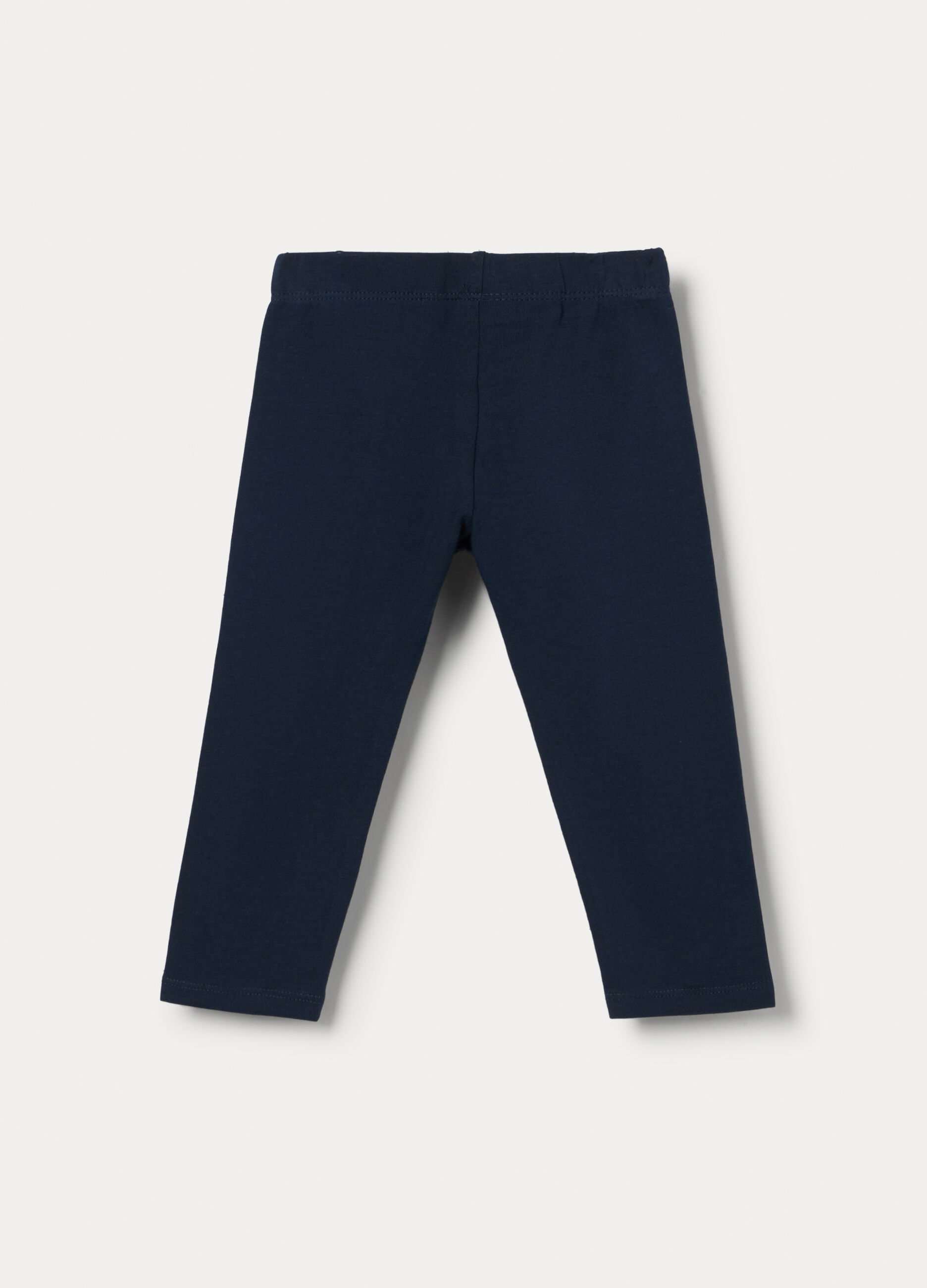 Leggings in jersey di cotone stretch bimba_1