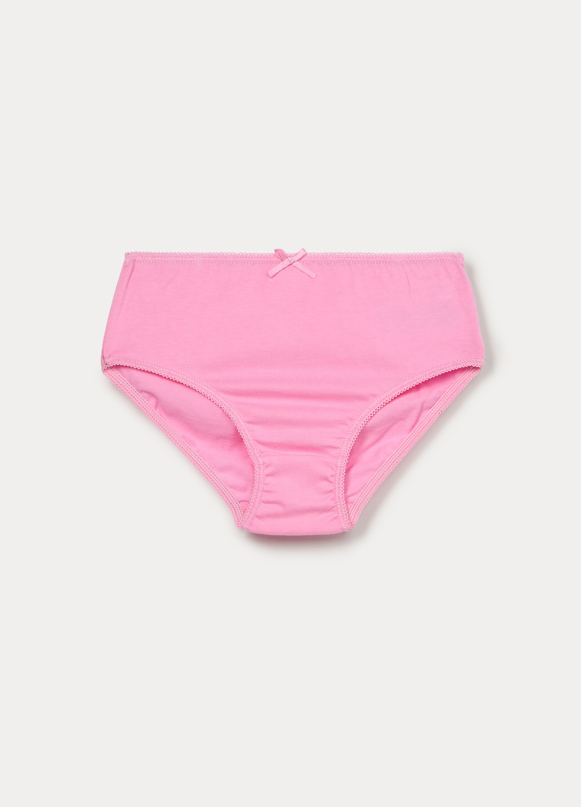 Pack 5 slip in jersey di puro cotone bambina_1