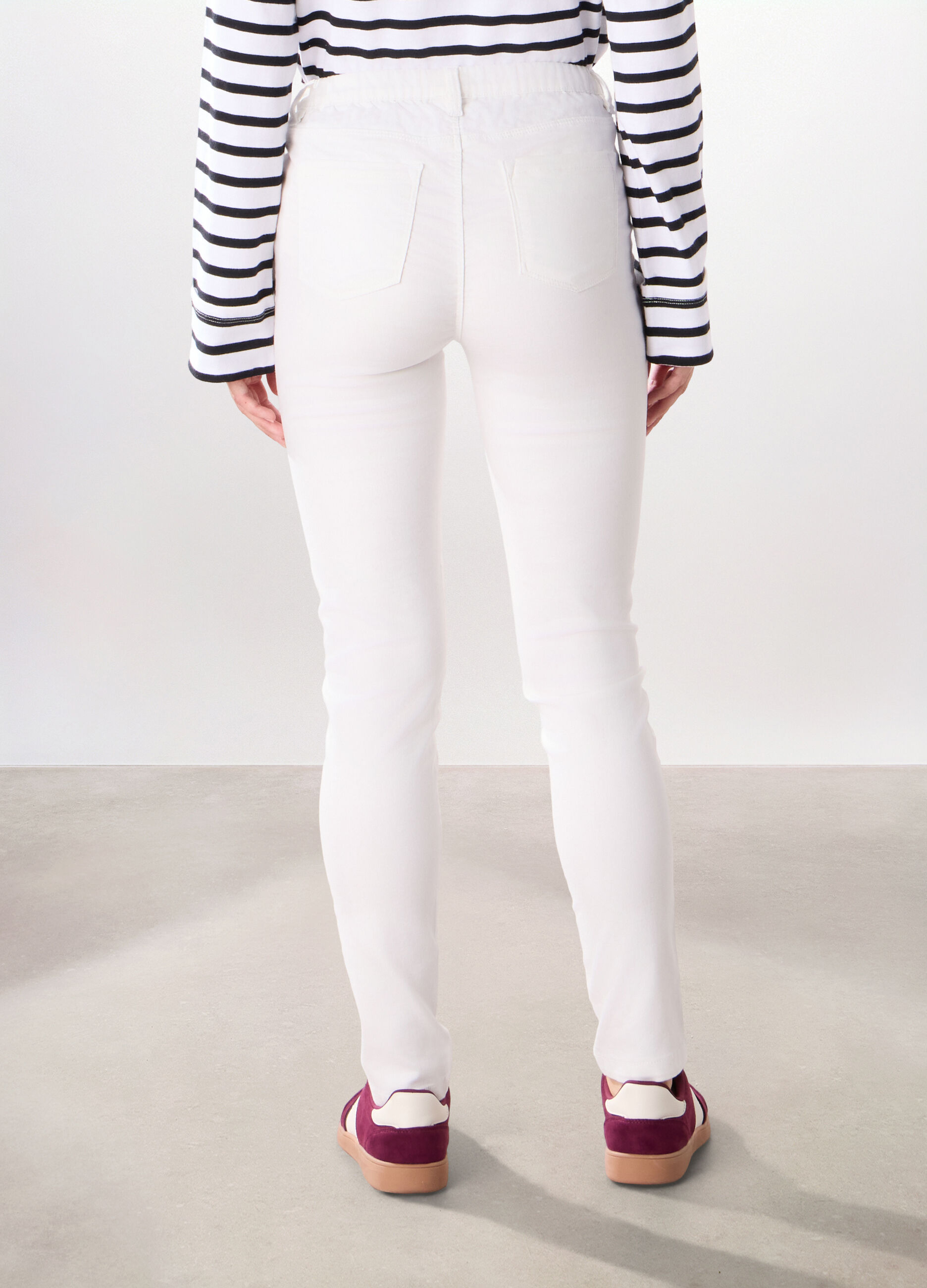 Treggings in misto cotone stretch donna_1