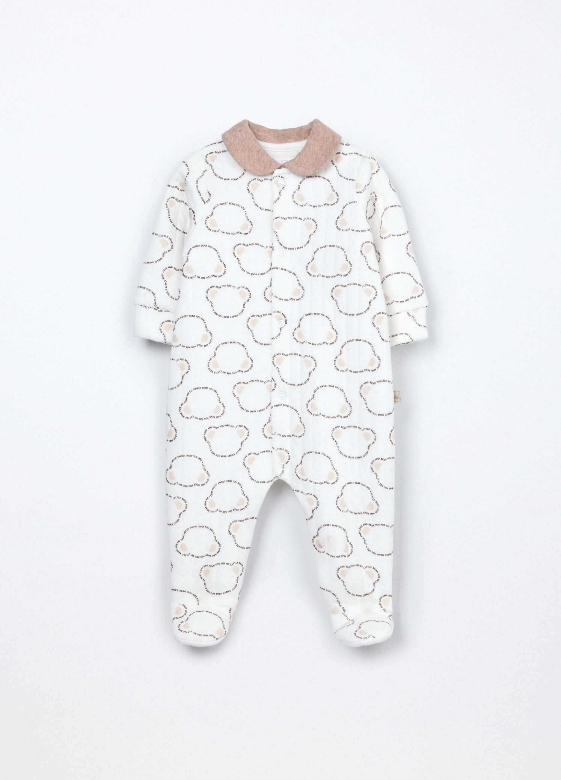 Tutina in misto cotone velour neonato_0