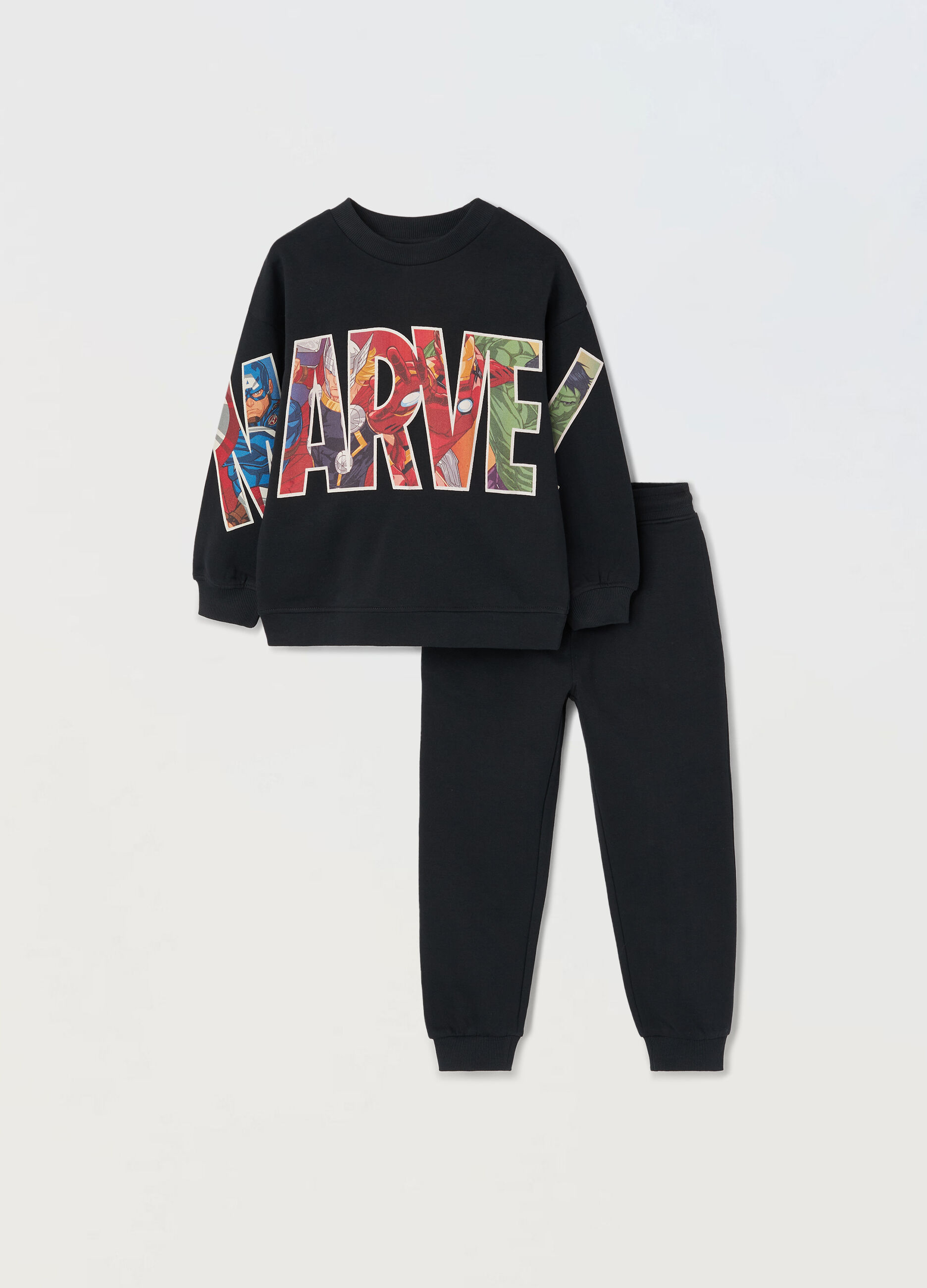Jogging set in puro cotone bambino_0