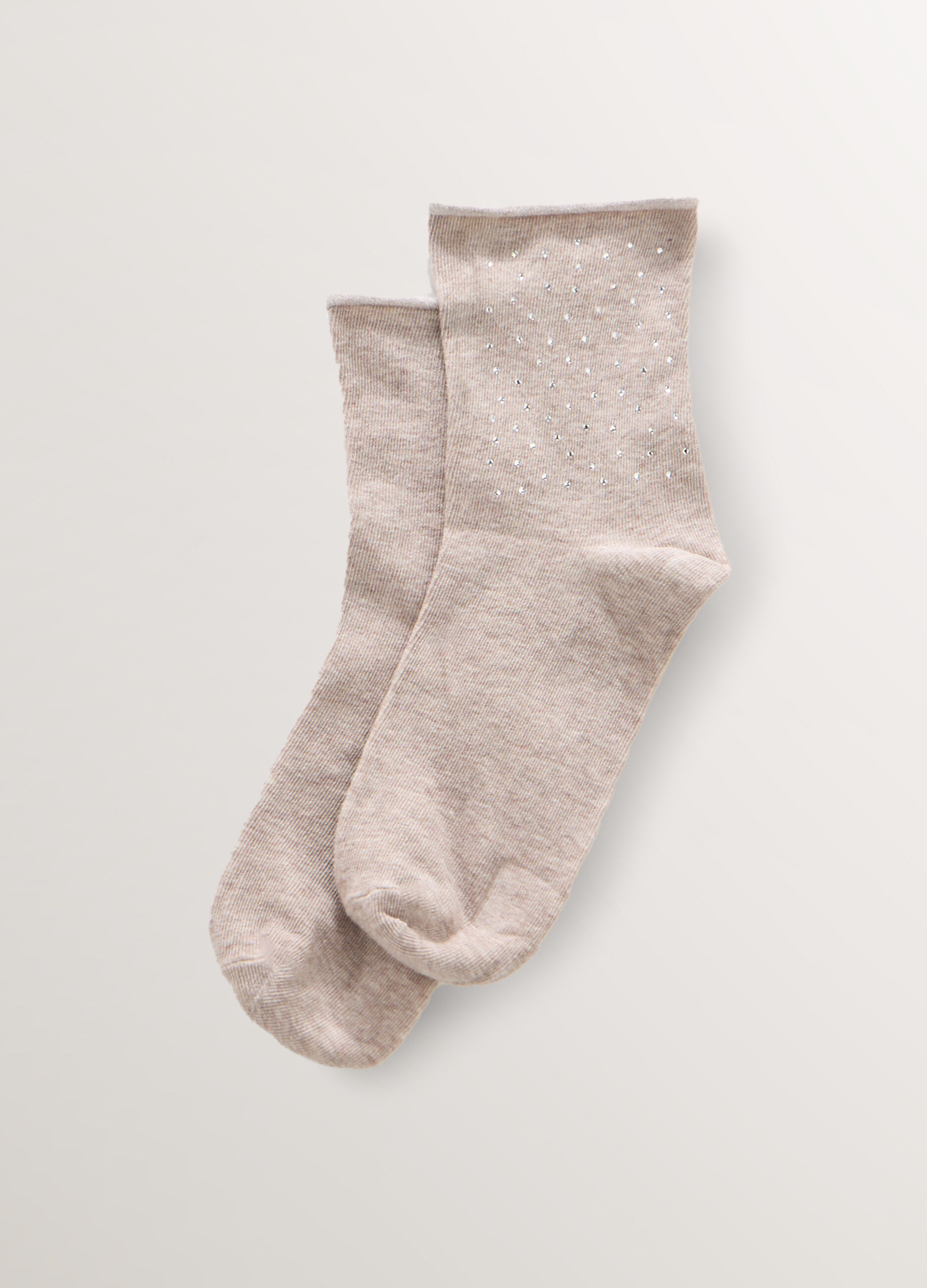 Calze corte in misto cotone stretch donna_0
