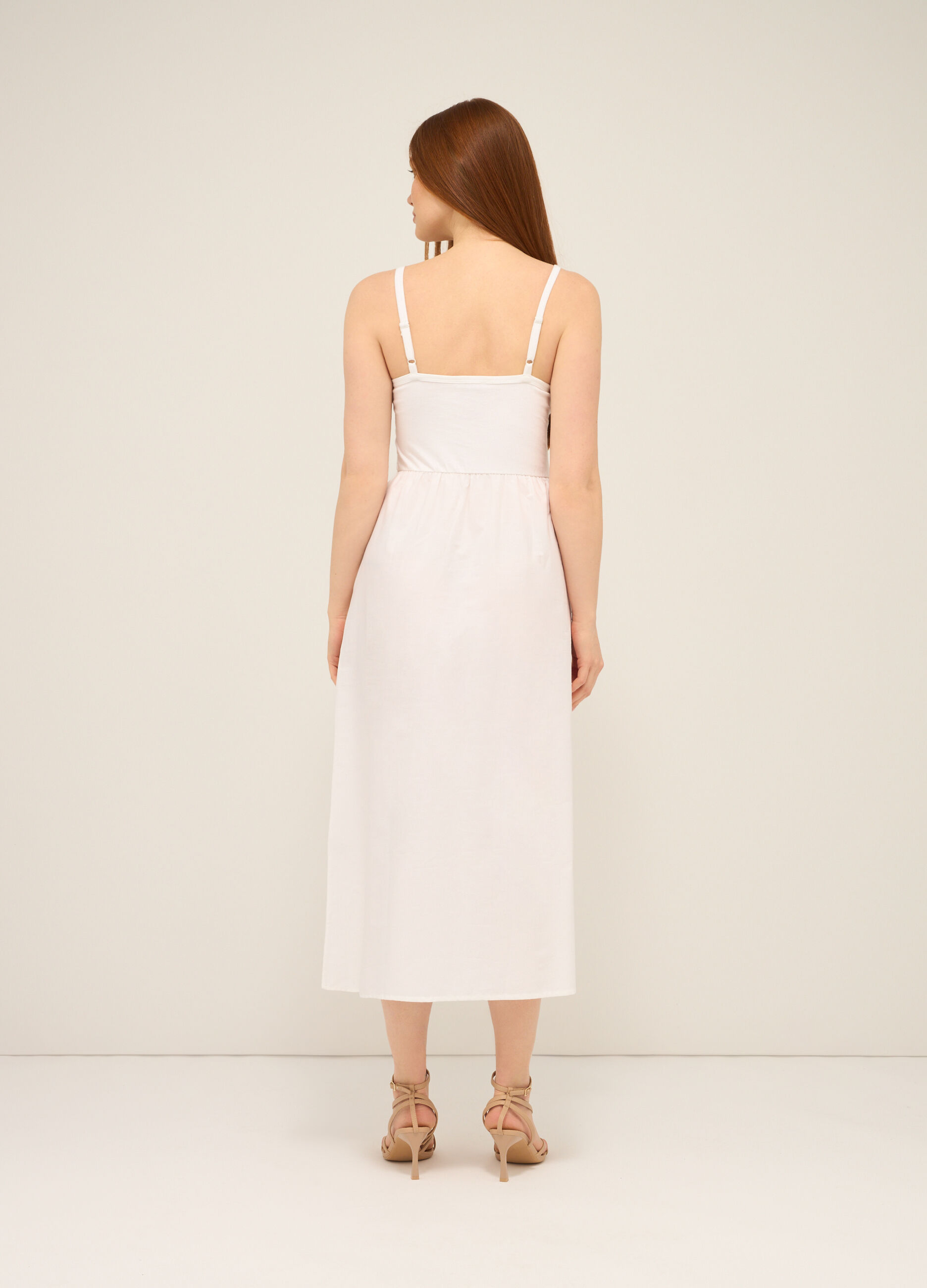 Abito lungo in puro cotone donna_1
