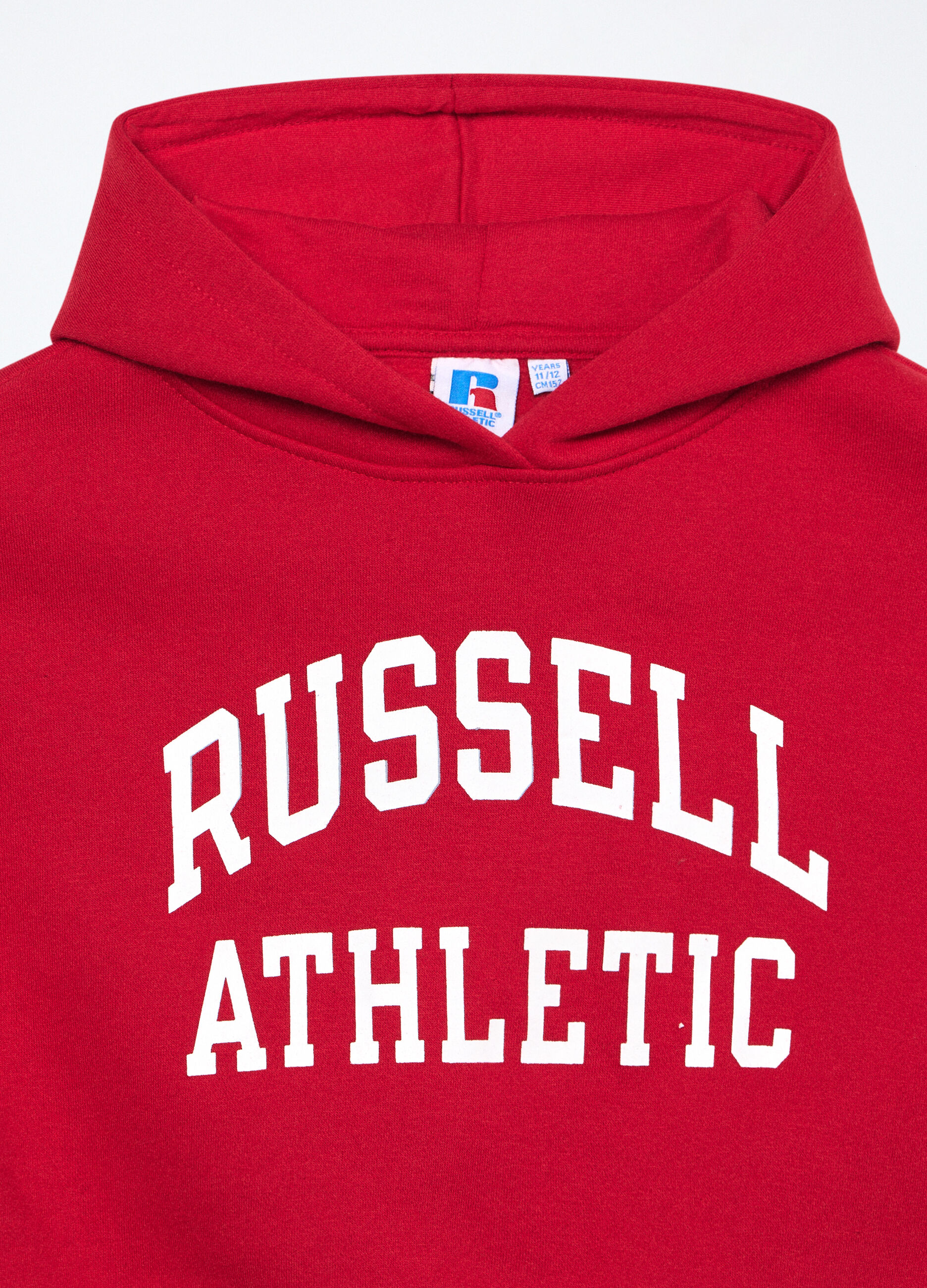 Felpa misto cotone con cappuccio ragazza_2