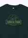 Maglia a maniche lunghe con stampa Jurassic Park in cotone uomo_2