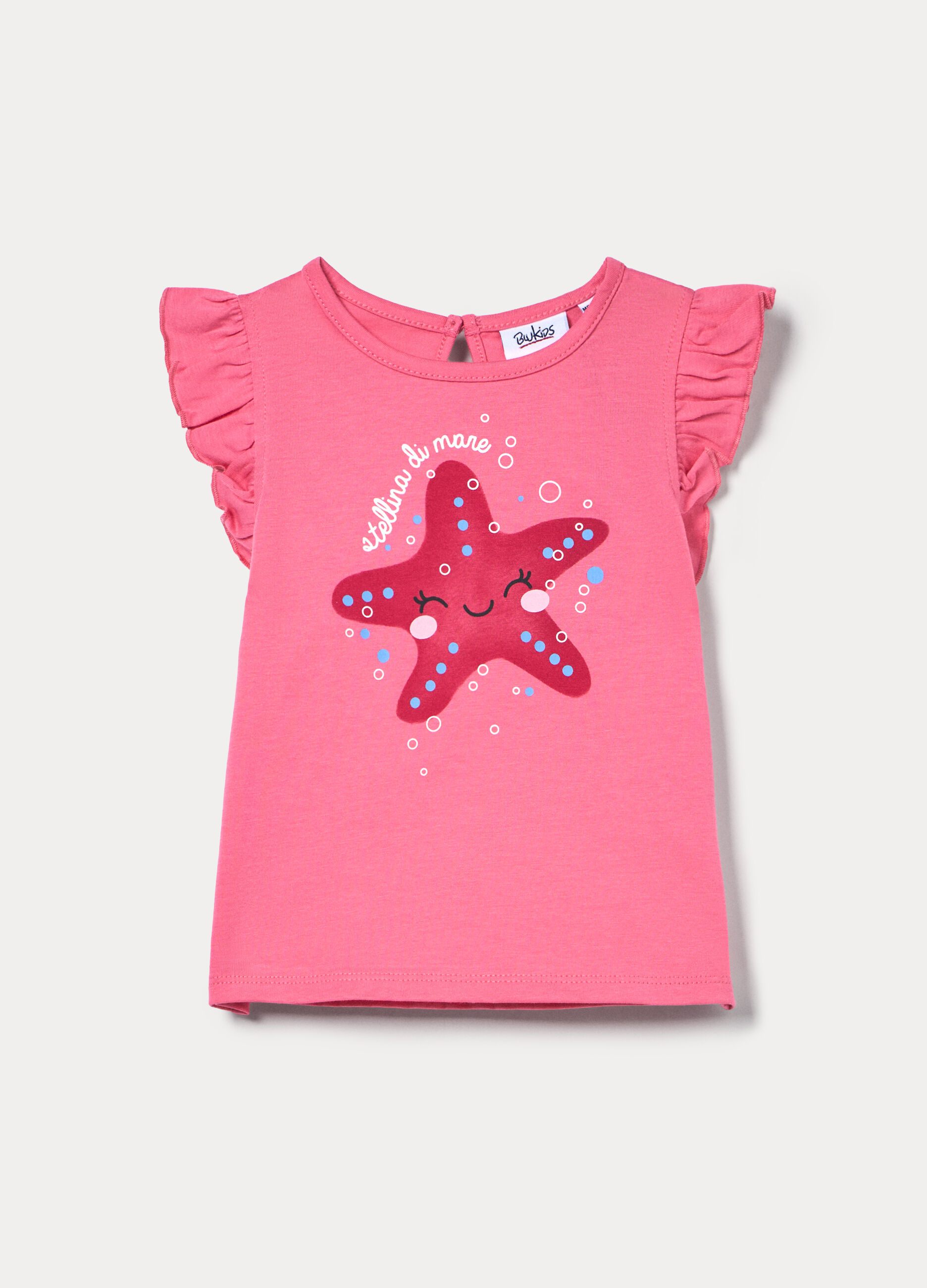 Canotta in jersey di puro cotone bimba_0