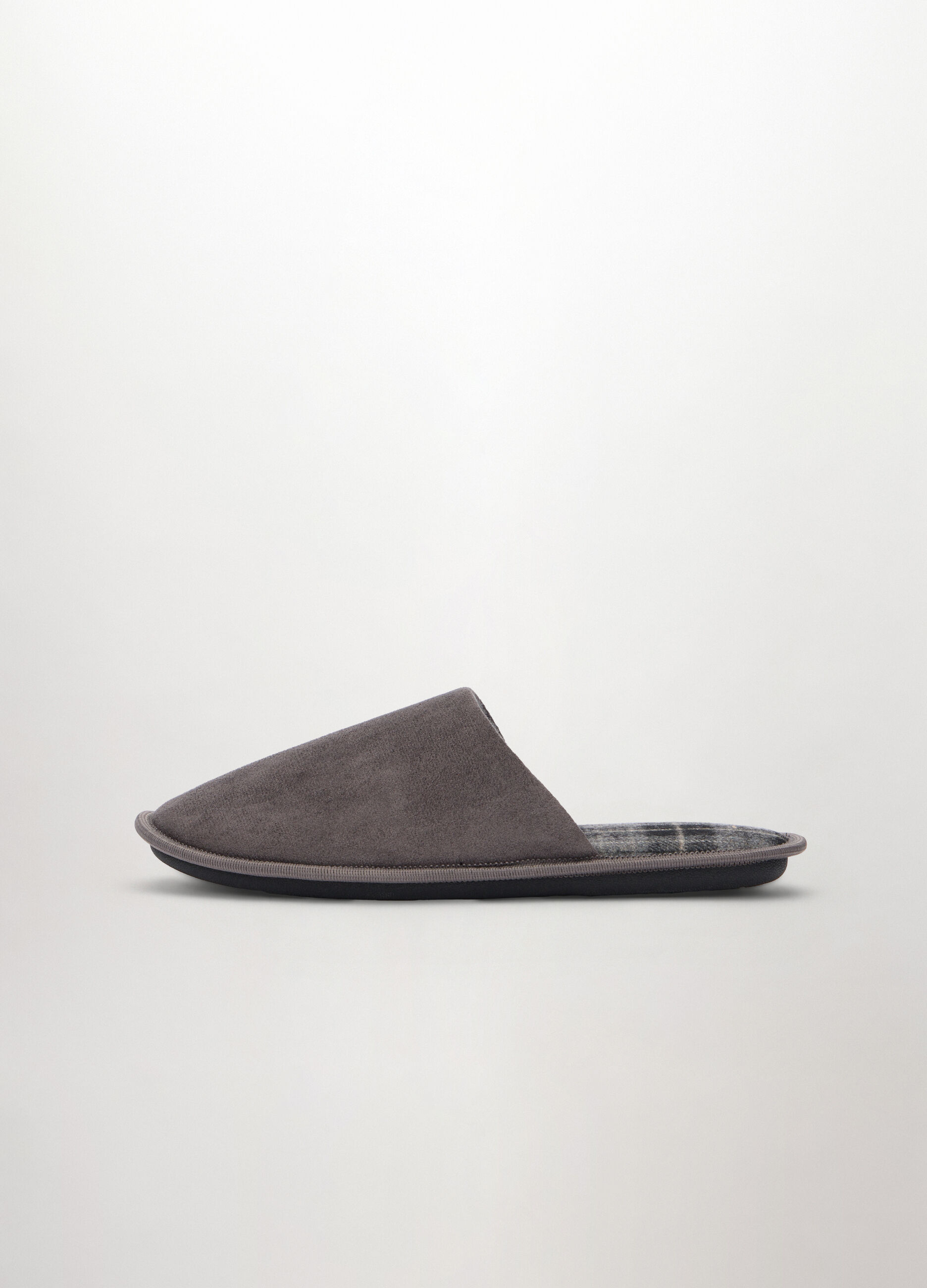 Pantofole con motivo a quadri uomo_0