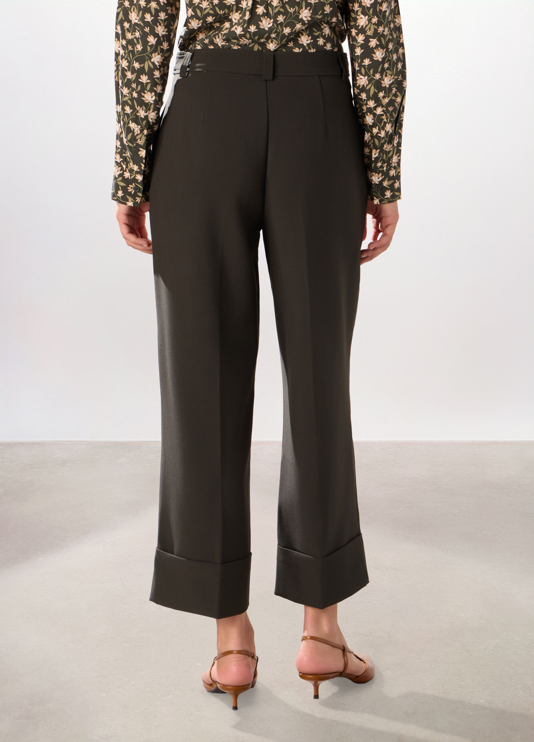 Pantalone palazzo misto viscosa donna_1