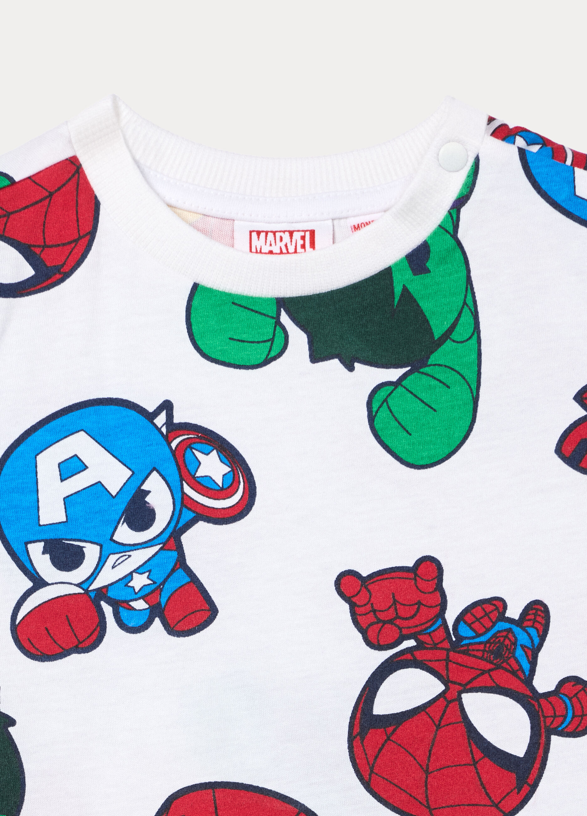Pack 2 t-shirt Marvel in jersey di puro cotone bimbo_2