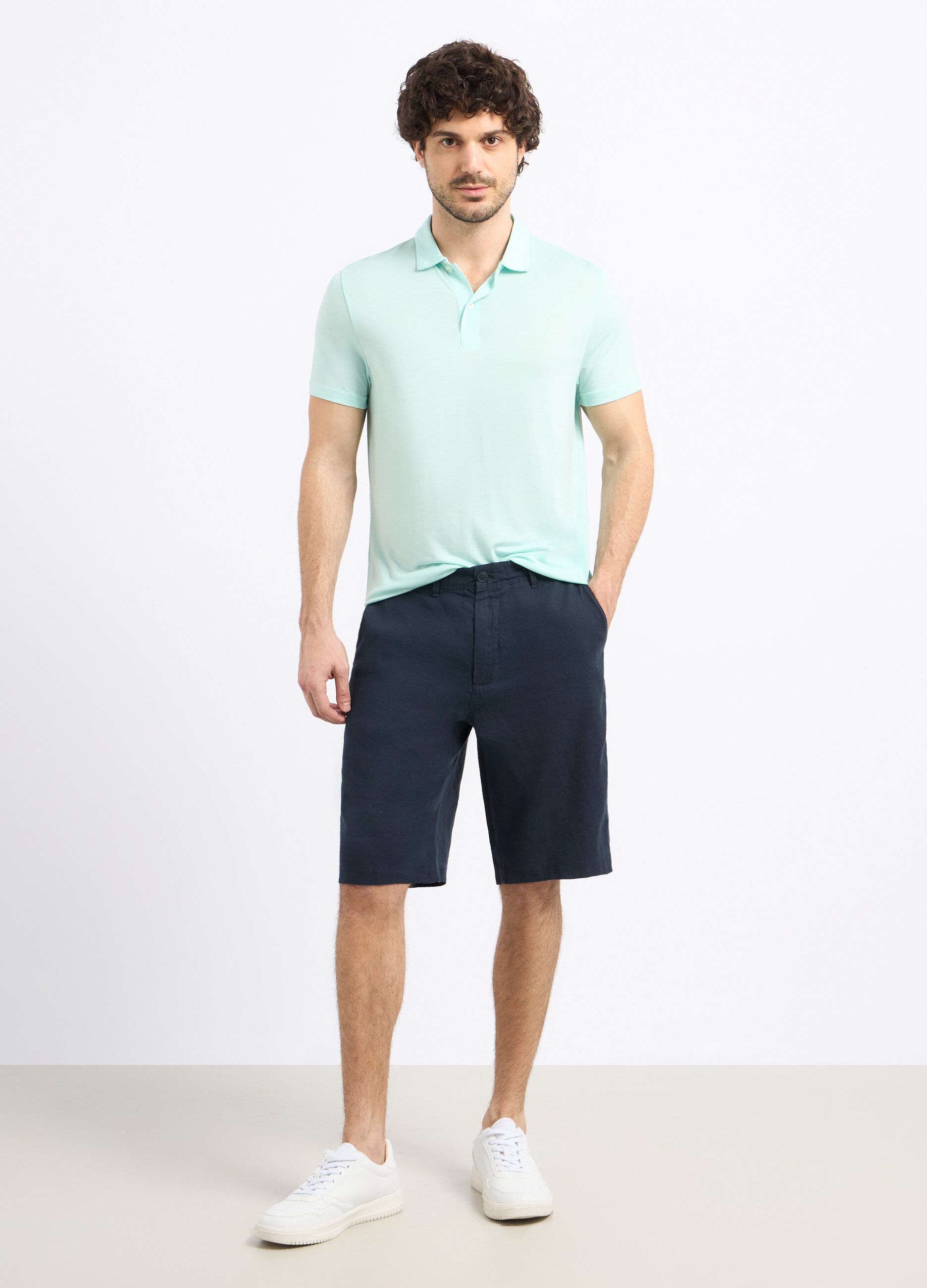 Bermuda in puro lino uomo_0