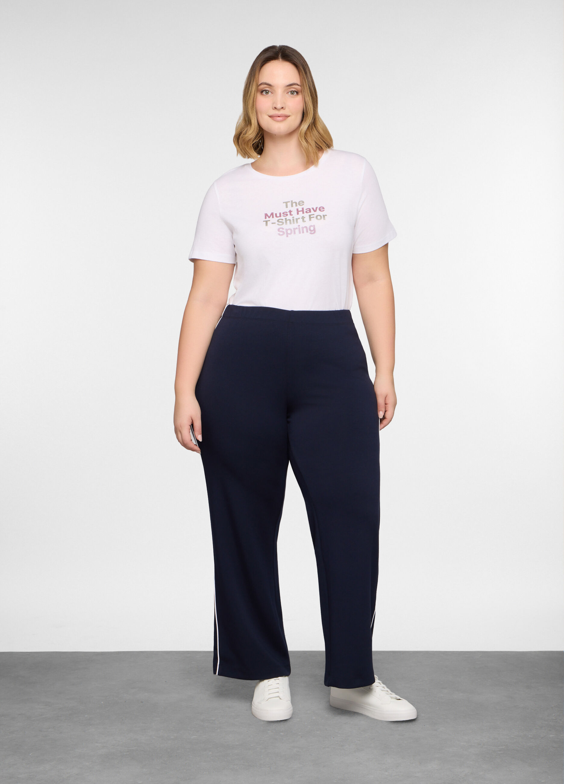 Pantaloni over fit in poli viscosa donna curvy_0