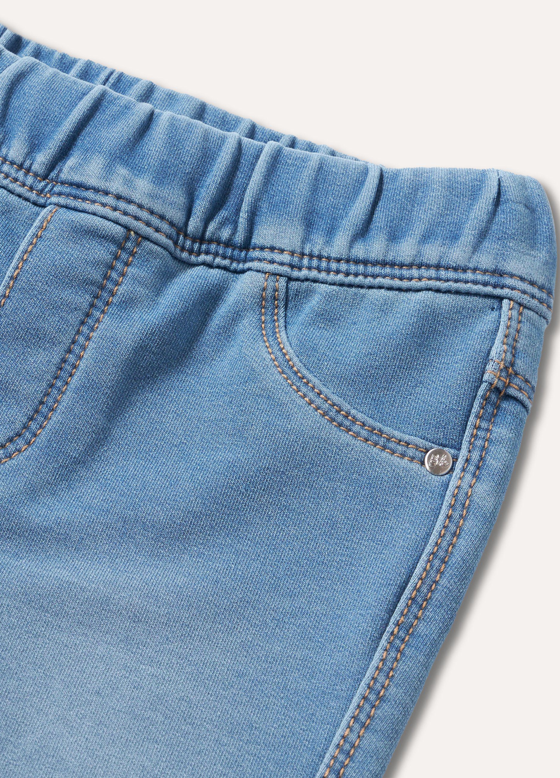 Jeggings in cotone stretch neonata_1