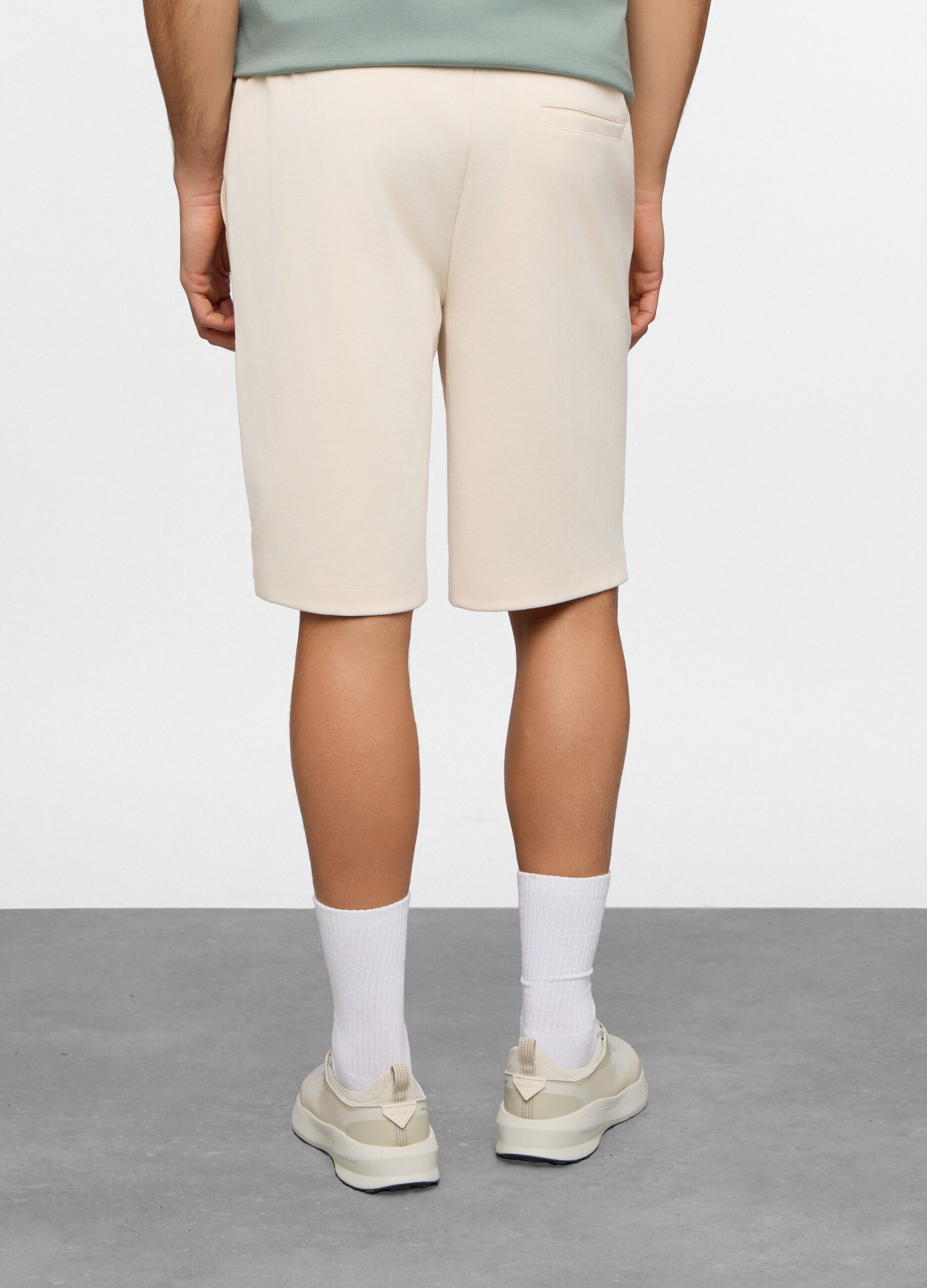 Bermuda in interlock di cotone stretch uomo_1