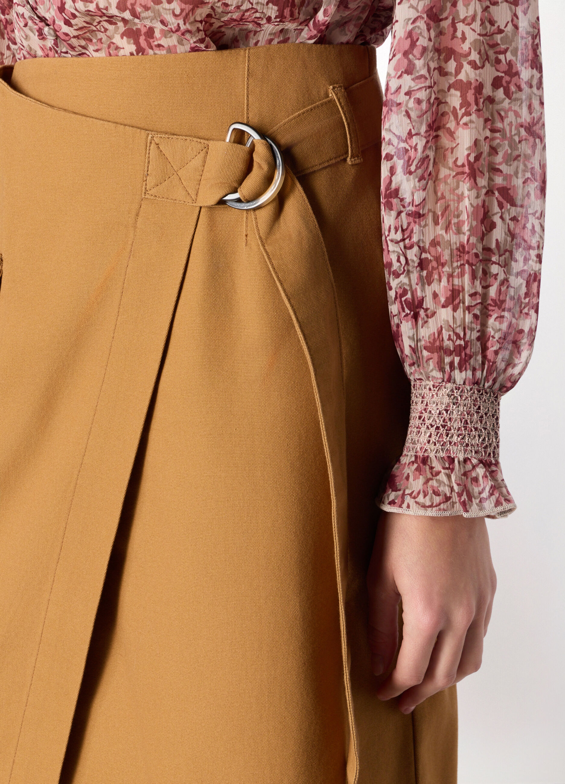 Gonna lunga in puro cotone donna_2