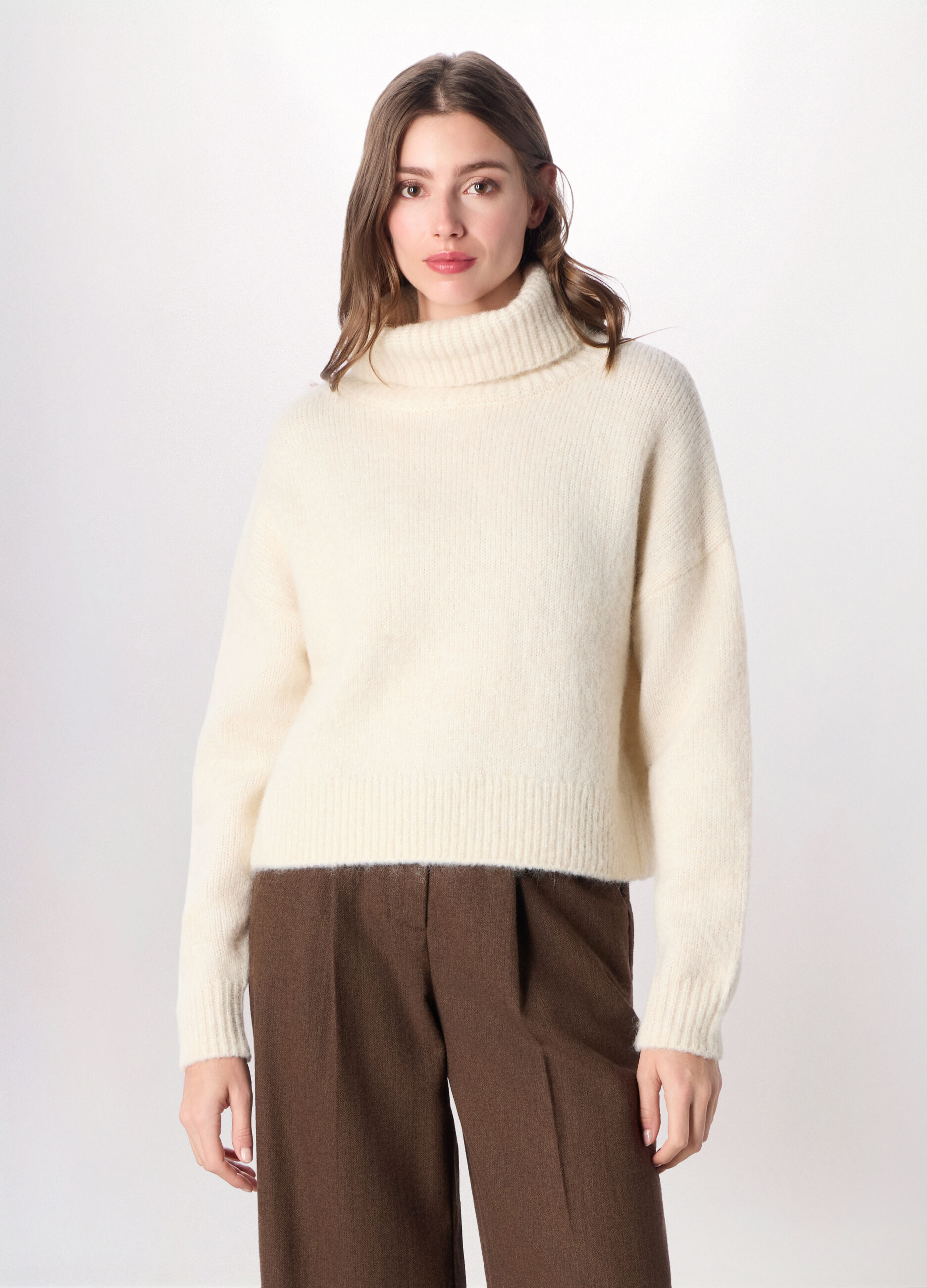 Pullover tricot misto lana donna_0