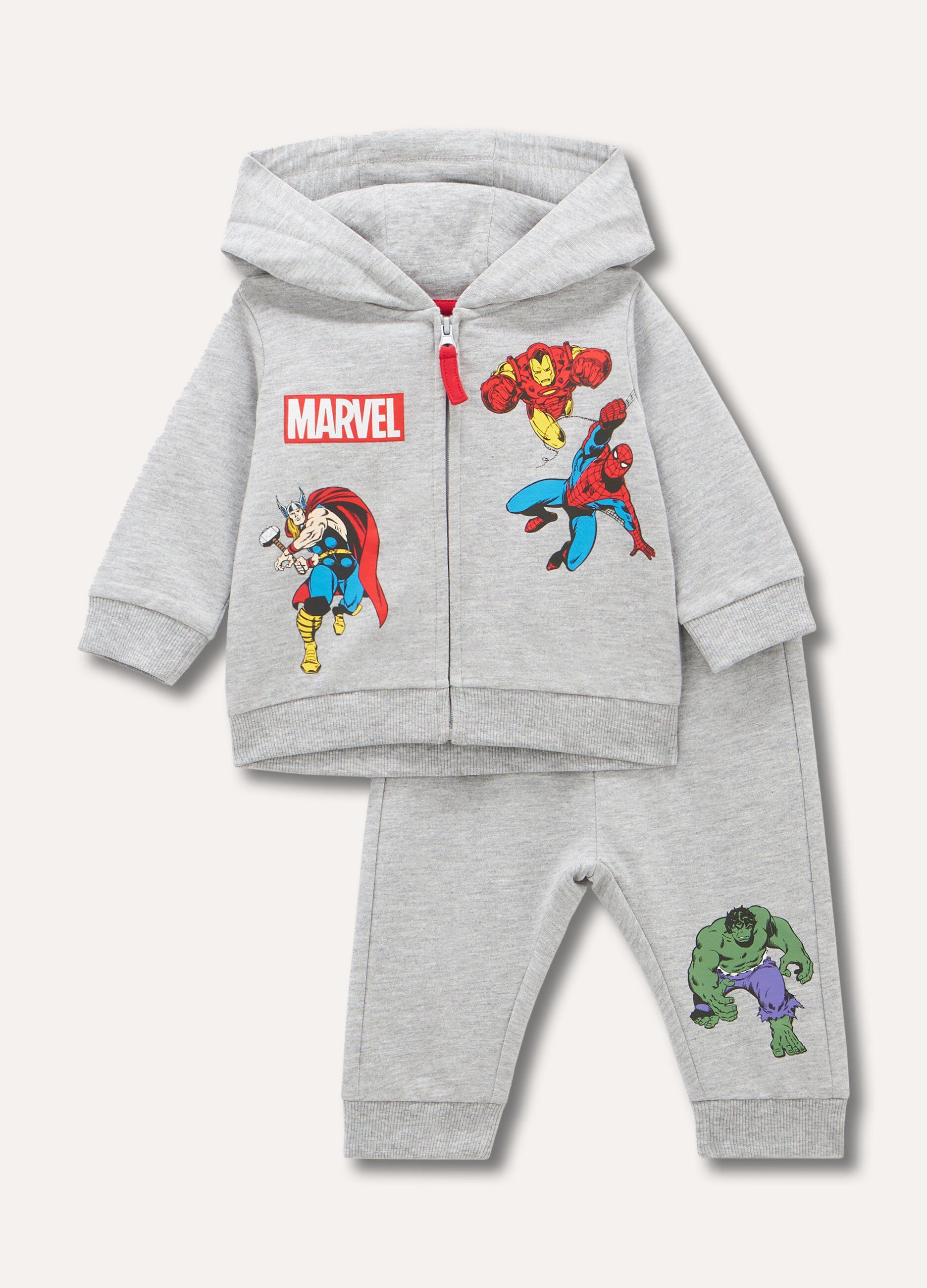 Jogging set in cotone mélange neonato_0