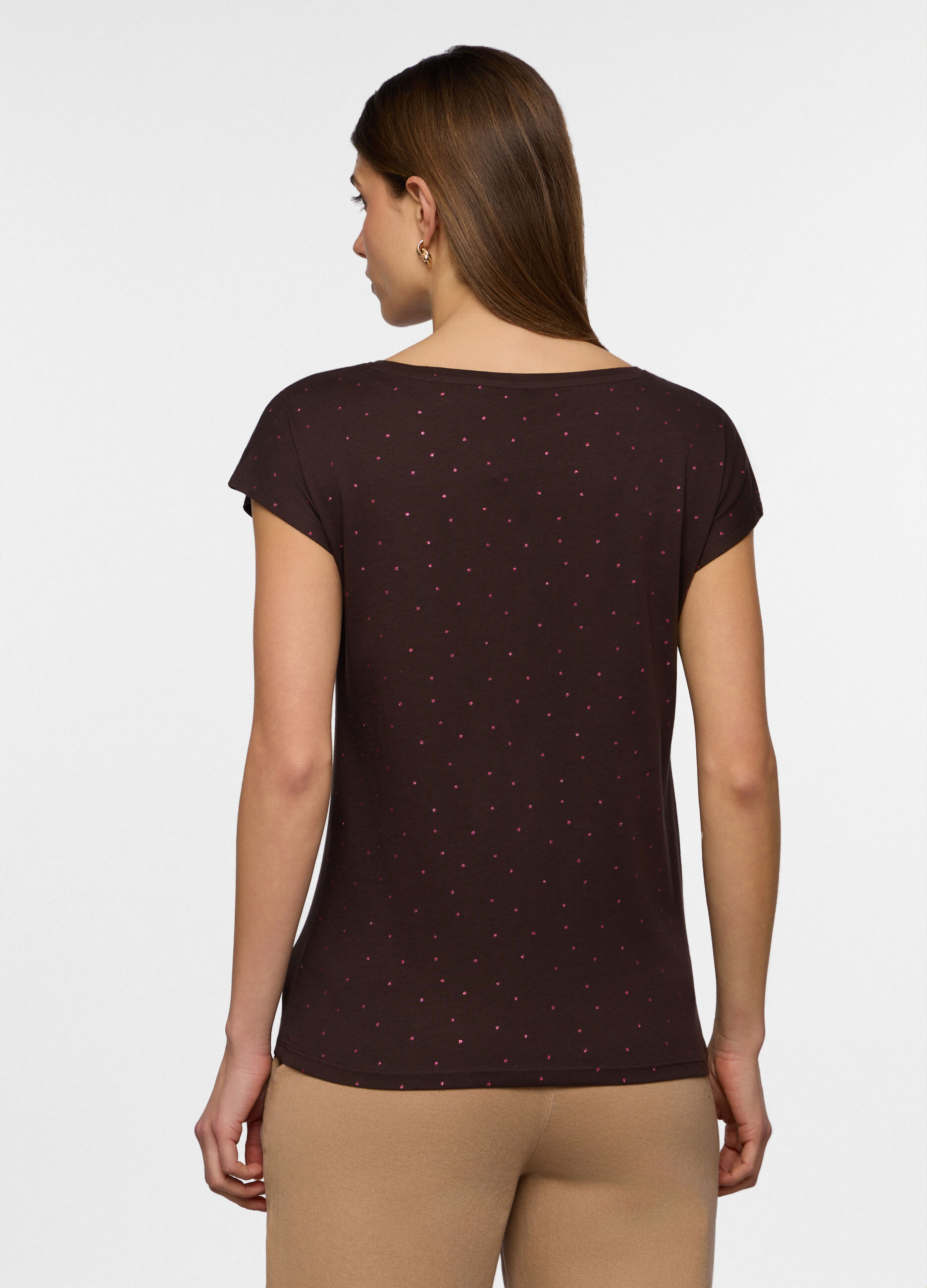 T-shirt girocollo donna_1