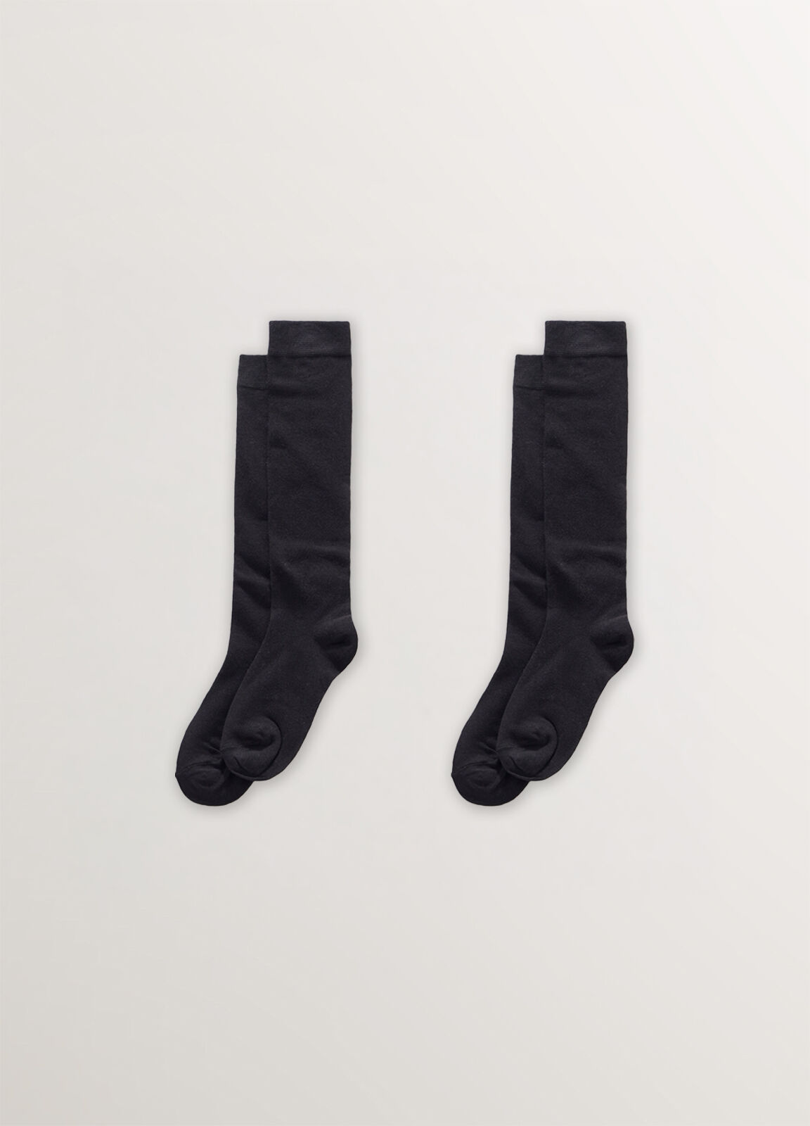 Pack 2 calze lunghe misto cotone donna_0